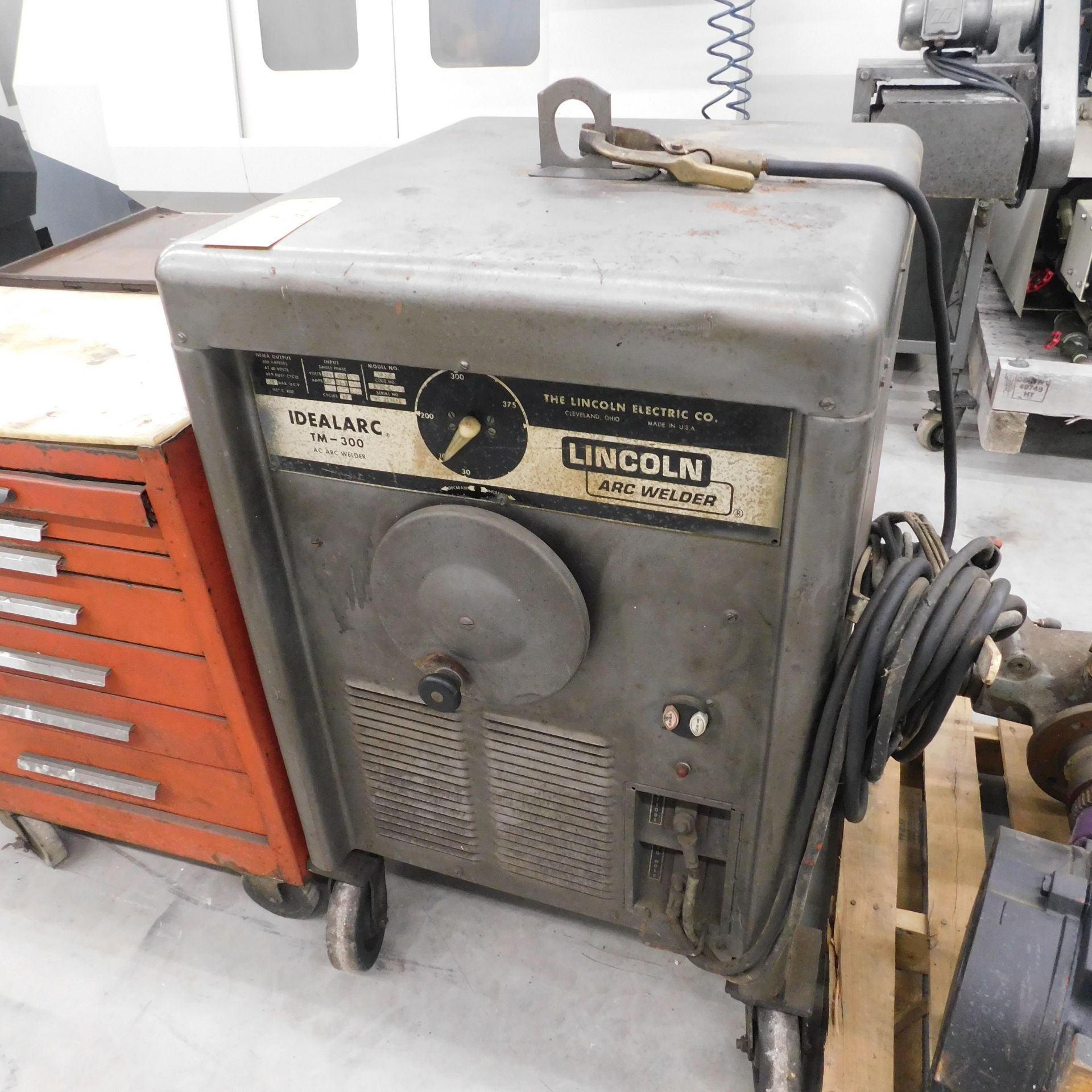 Lincoln Idealarc TM-300 Tig Welder, s/n AC317478, Lead