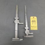 (2) 12" Vernier Height Gages