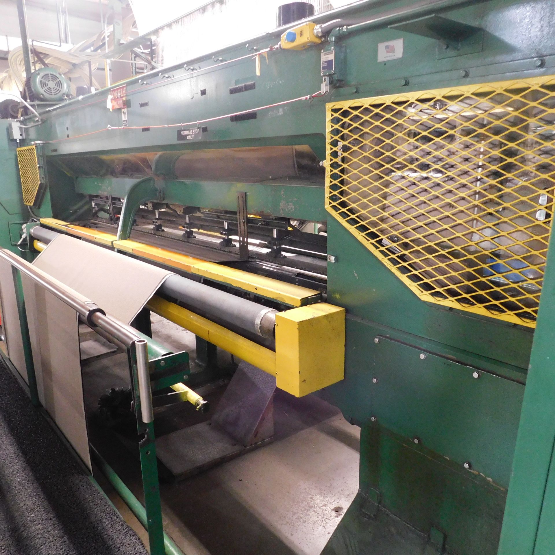 Cobble Carpet Tufting Machine, s/n TM3D-92-1077, New 1992, 3 Meter, 1/16 Gauge, Needlebar, 5 Zone,