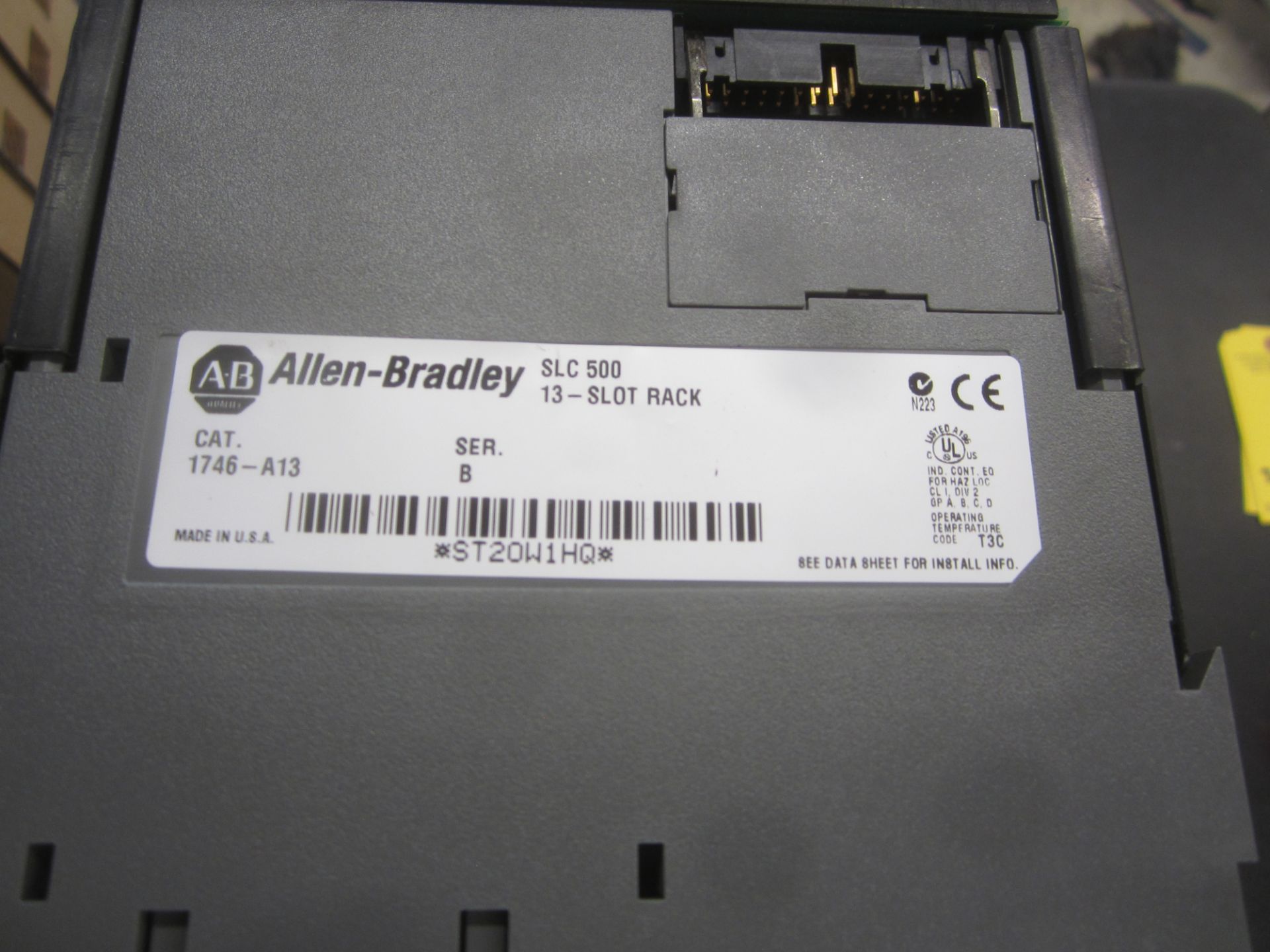 Allen-Bradley SLC500 13-Slot Rack Model 1746-A13/Power Supply Model 1746-P2 - Image 2 of 3
