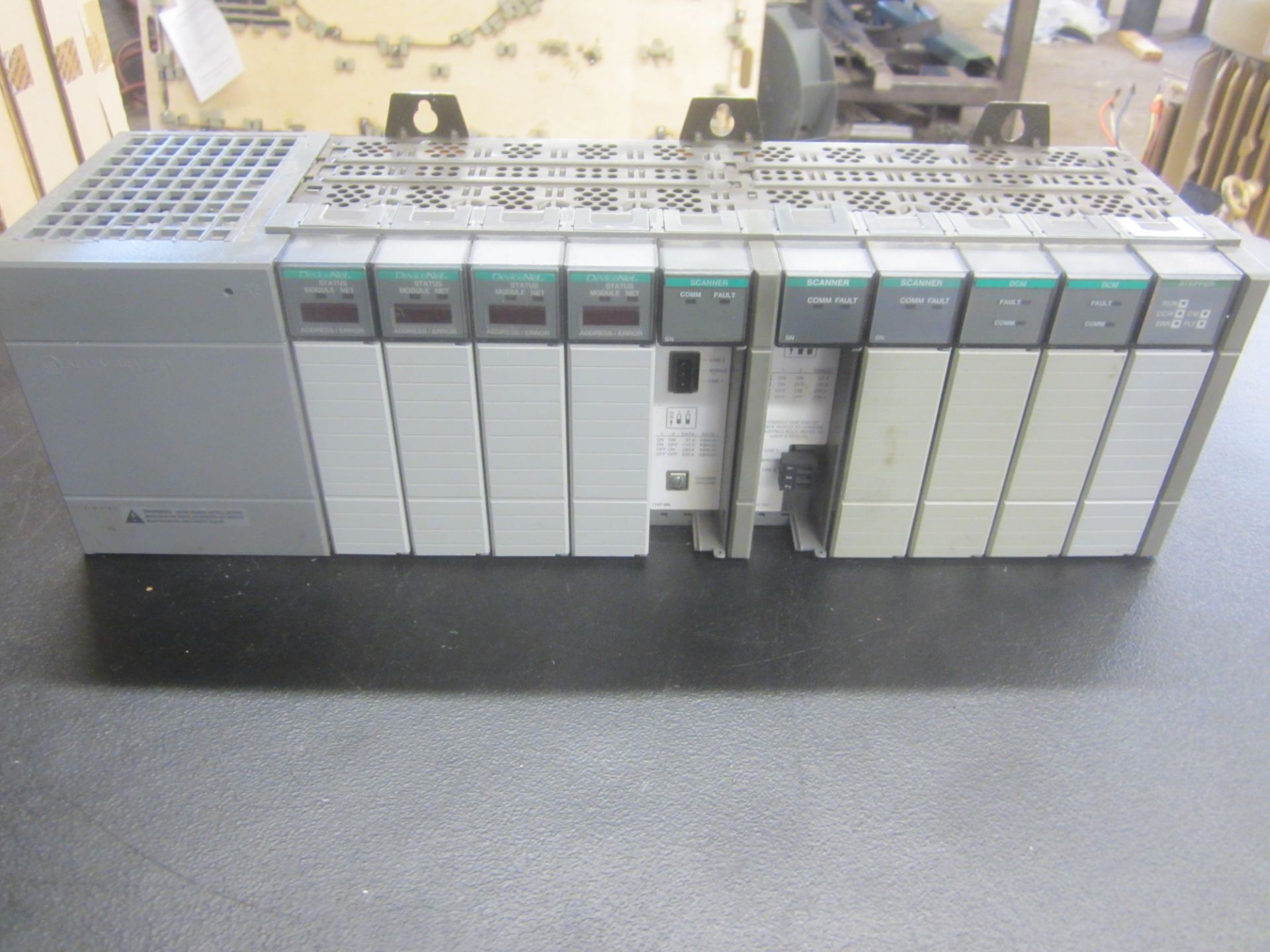 Allen Bradley SLC500 10-Slot Rack Model 1746-A10/Power Supply Model 1746-P4