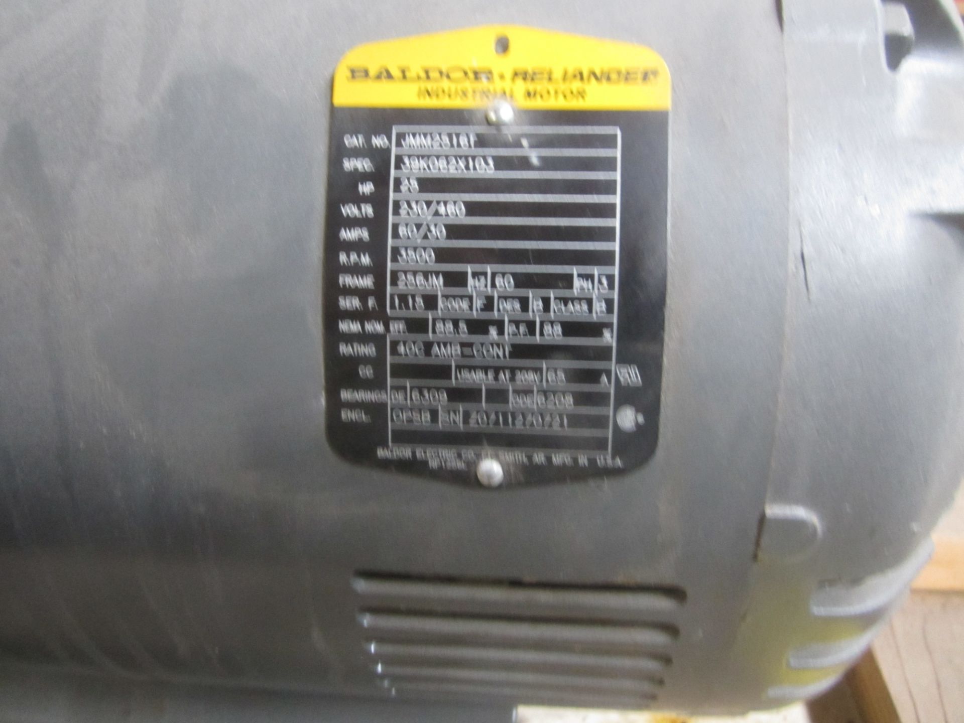 (2) Baldor JMM2516T Electric Motors, 25 HP, 3,500 RPM, 256JM Frame, 230/460/3 - Image 2 of 4