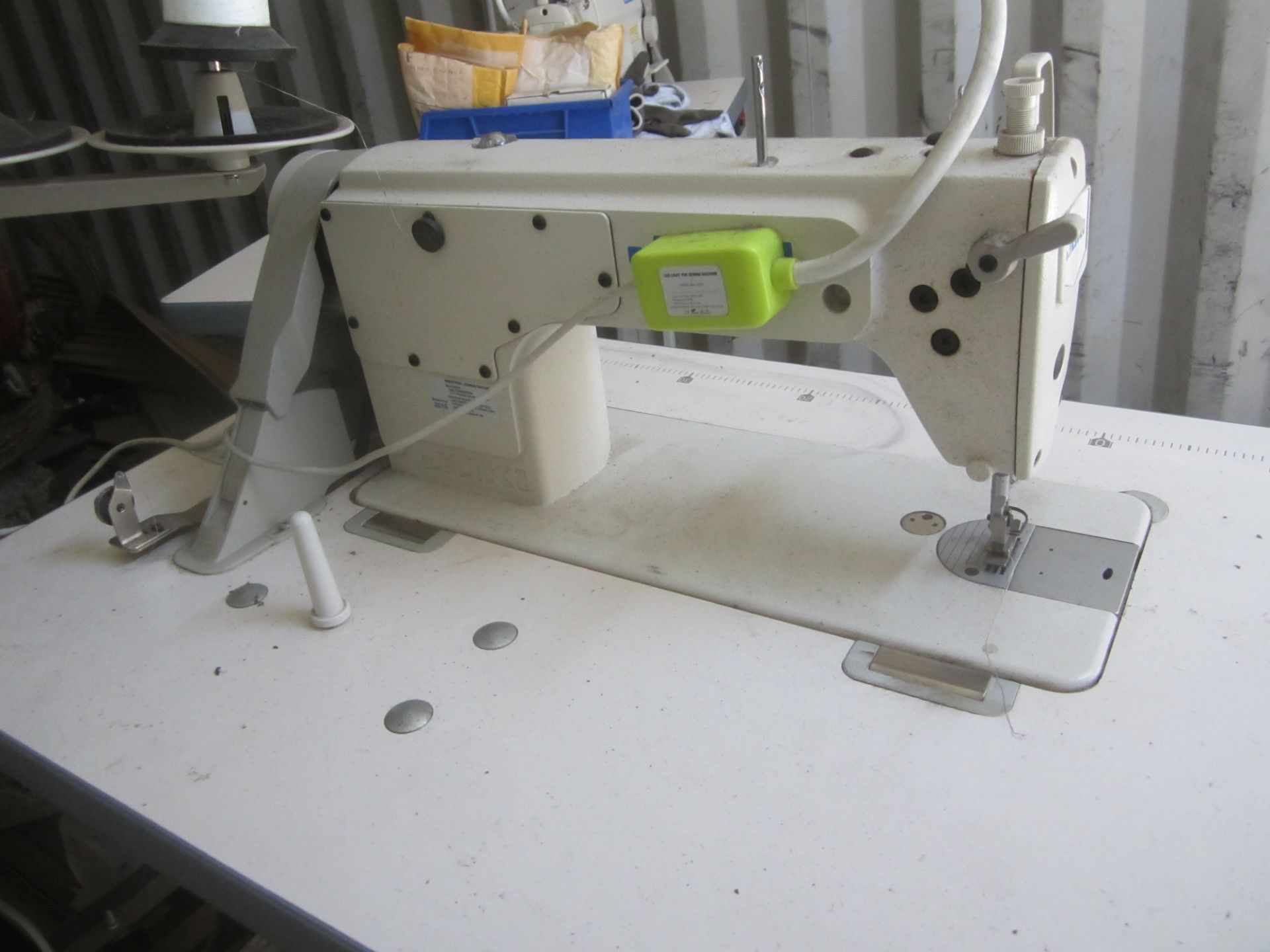 Juki Model DDL-8100e Industrial Sewing Machine, s/n PD0NL01988, with Table, Used only 6 Months - Image 3 of 3