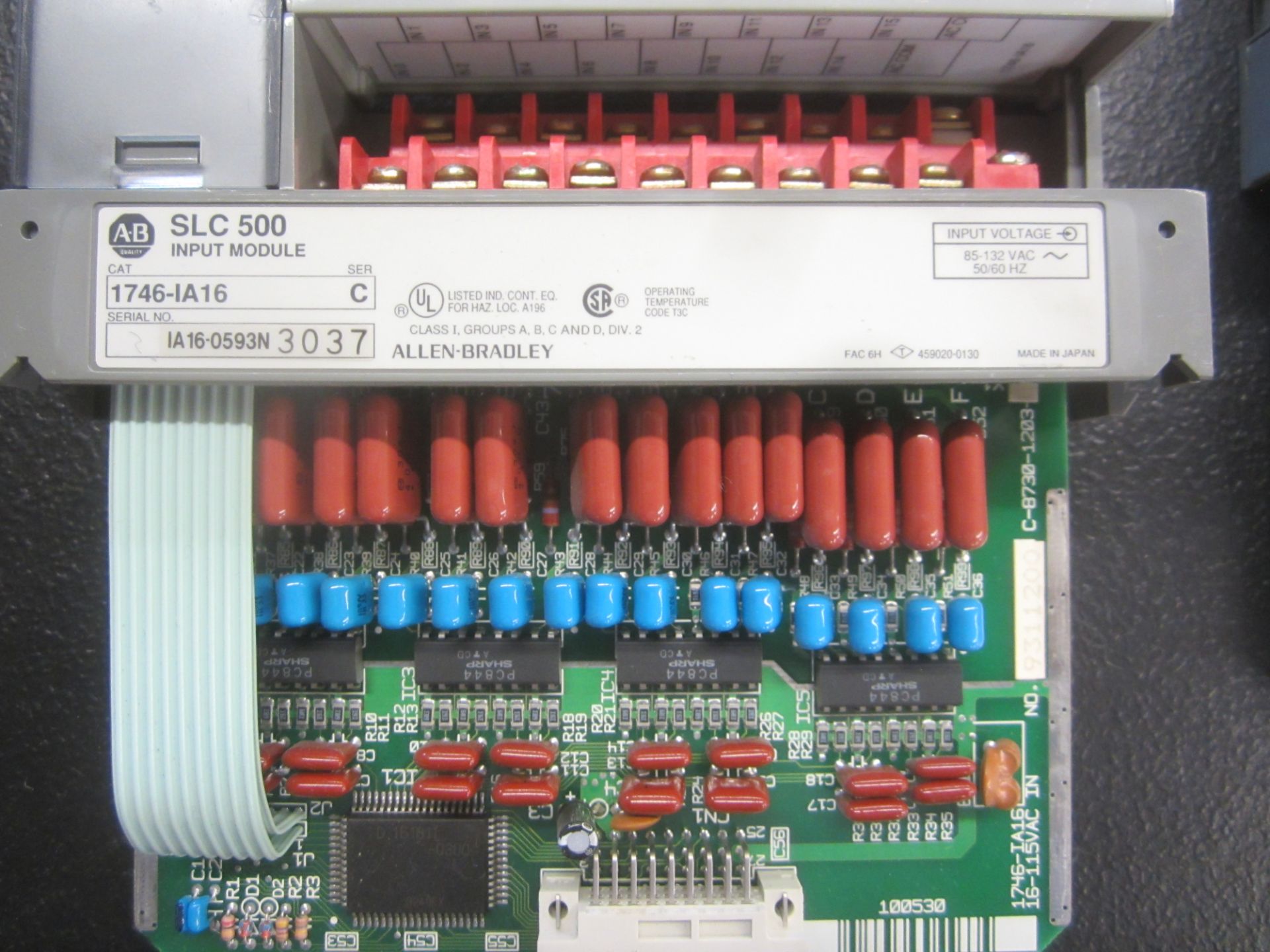 (22) Allen-Bradley SLC500 Input Modules, Model 1746-1A16, Used, Good Condition - Image 2 of 2