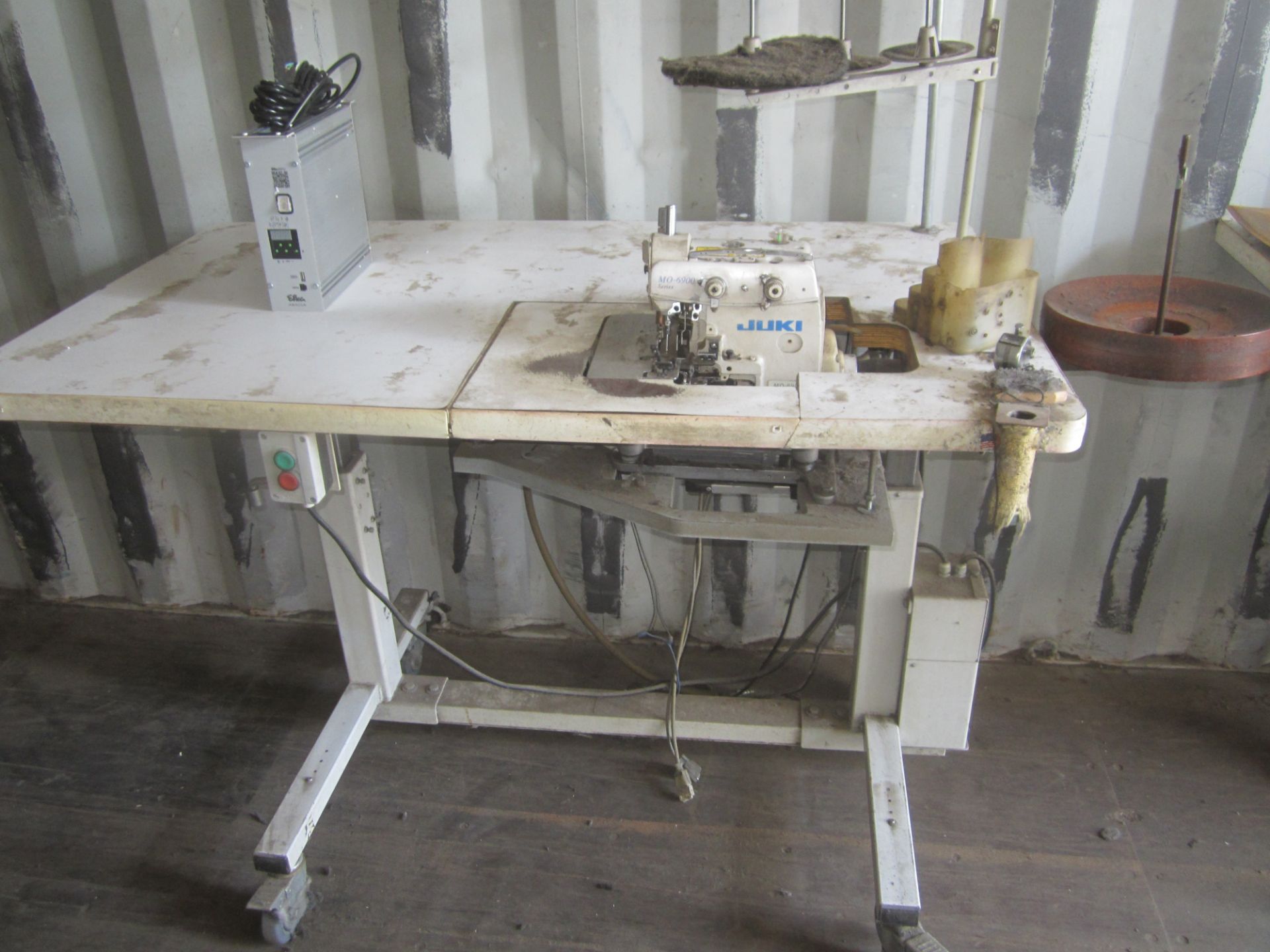 Juki Model MO-6905G Class OM6-700 Industrial Sewing Machine, s/n 8MOED31130, with Elka Electronic