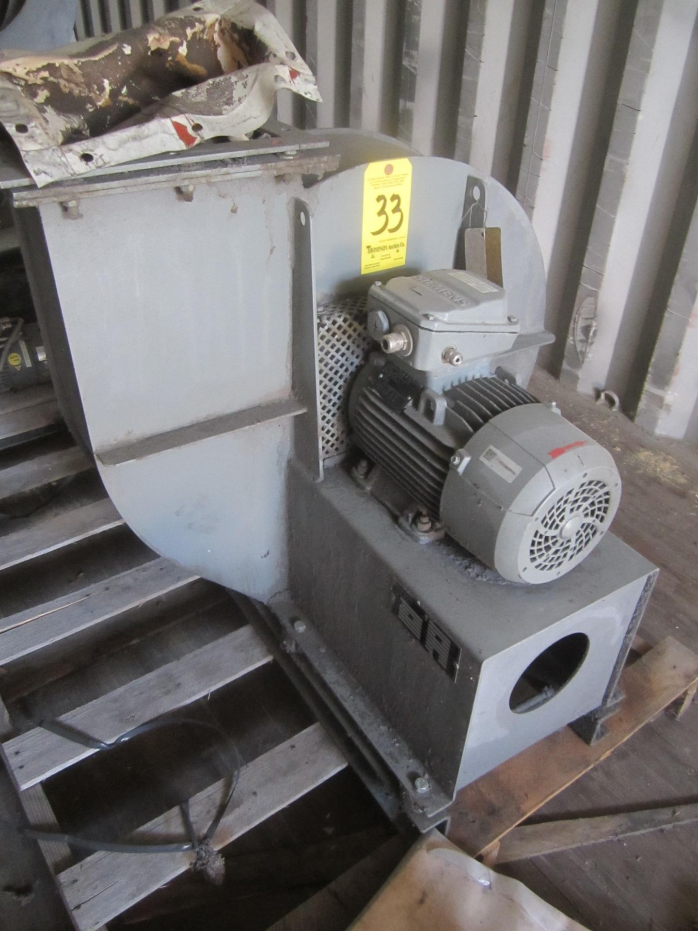 Ventra Type MH1-25-56/3 Blower, s/n 162329, 3 HP