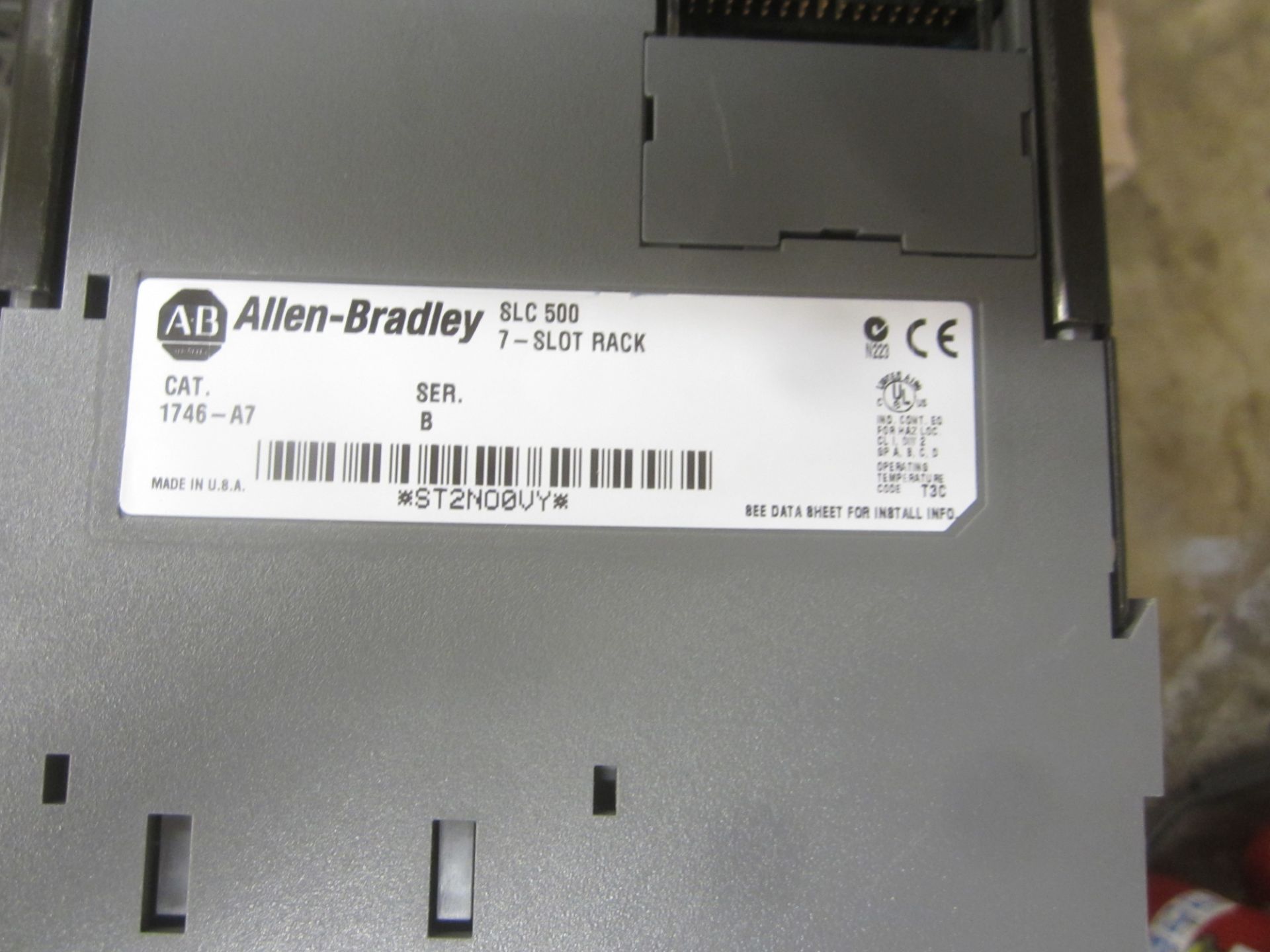 Allen Bradley SLC500 7-Slot Rack Model 1746-A7, with (4) SLC5/03 CPU's, (2) SLC 5/0i CPU's, and ( - Image 3 of 3