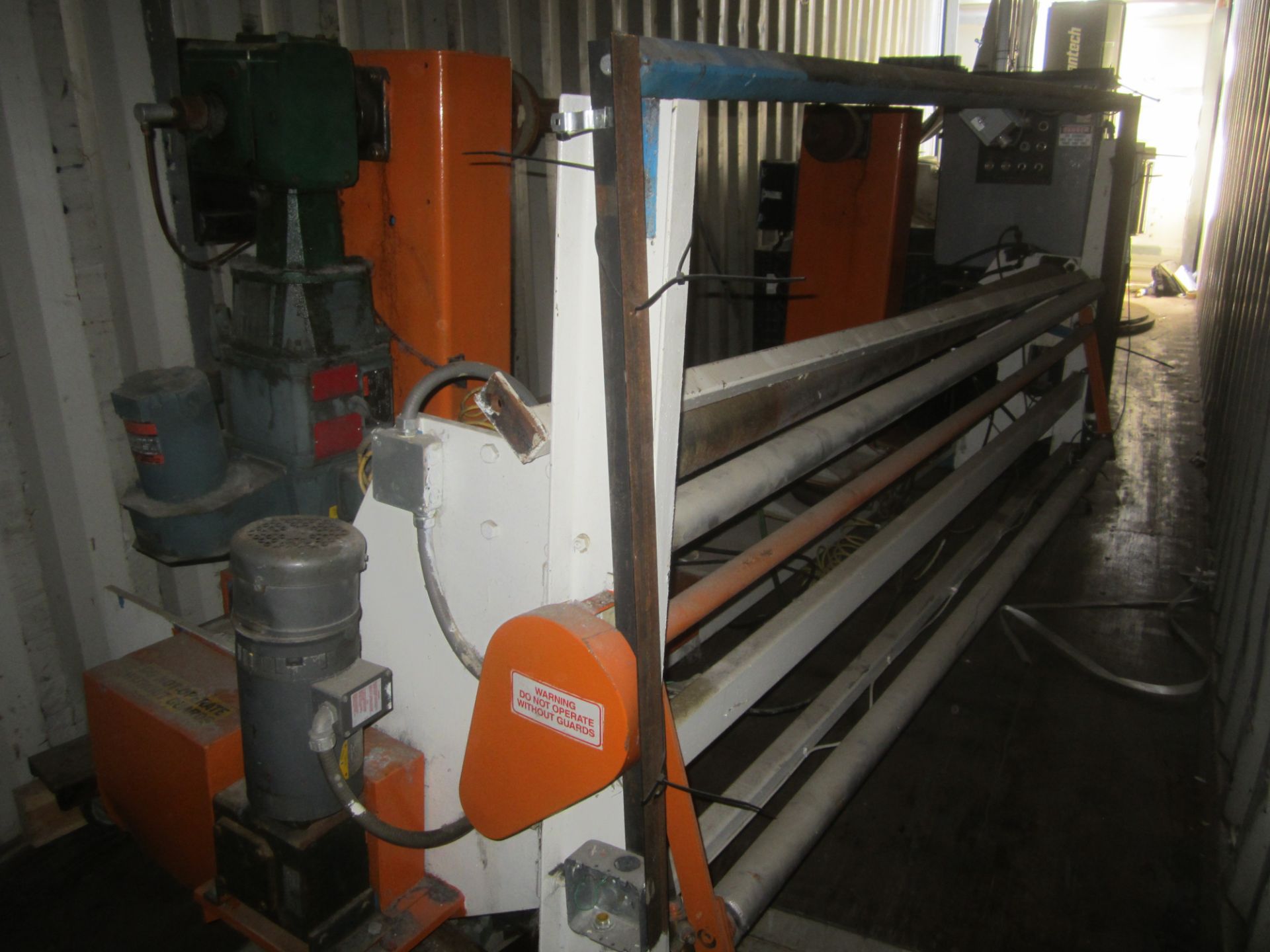 Core Wide Cutting Machine, 96" Max. Width, Hydraulic Clamp/Unclamp, Electric Foot Pedal - Image 7 of 9