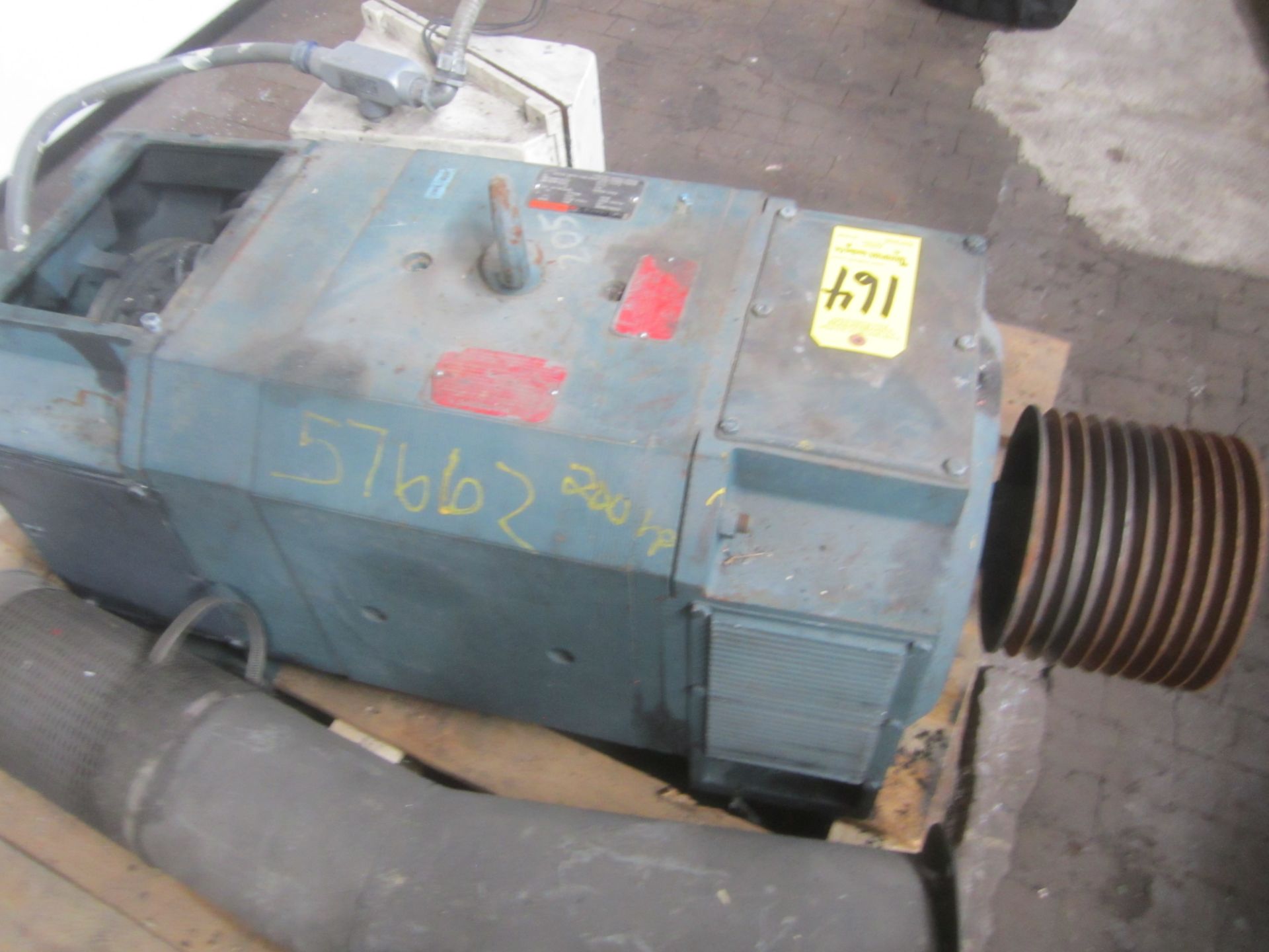 Reliance RPMIII DC Motor, 200 HP, 1,750 RPM, Needs Repair - Image 2 of 4