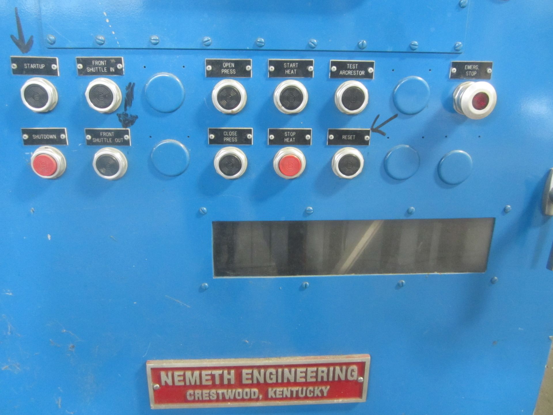 Nemeth Engineering Model AT24X16D4/G40D RF Welder, s/n 0619N/401162A9, Input 480/3, 100 Amp, - Image 6 of 12
