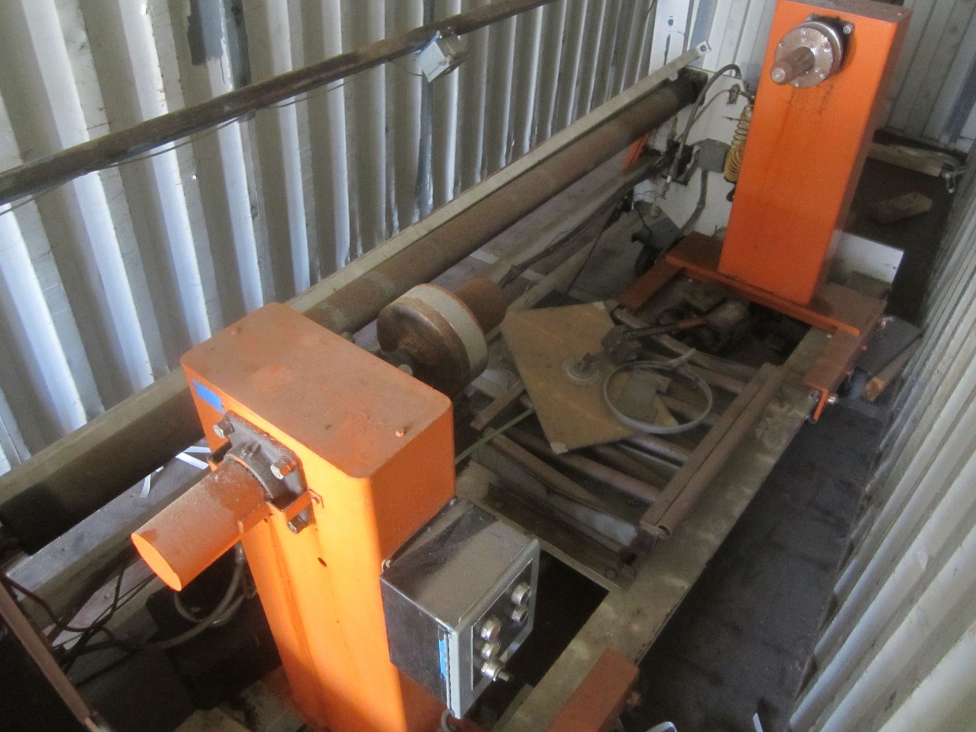 Core Wide Cutting Machine, 96" Max. Width, Hydraulic Clamp/Unclamp, Electric Foot Pedal - Image 2 of 9