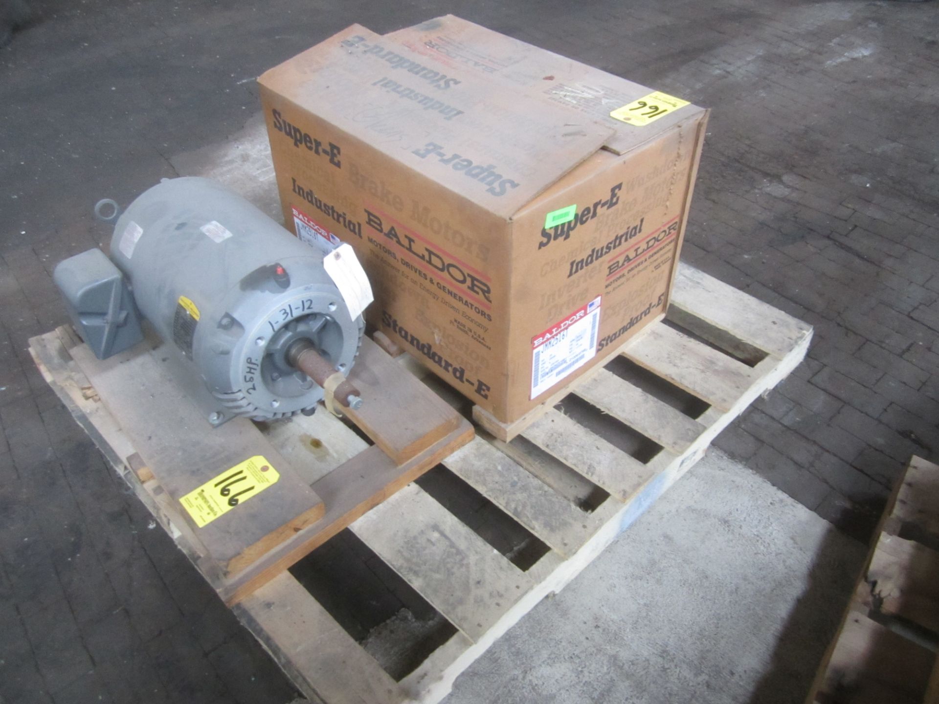 (2) Baldor JMM2516T Electric Motors, 25 HP, 3,500 RPM, 256JM Frame, 230/460/3