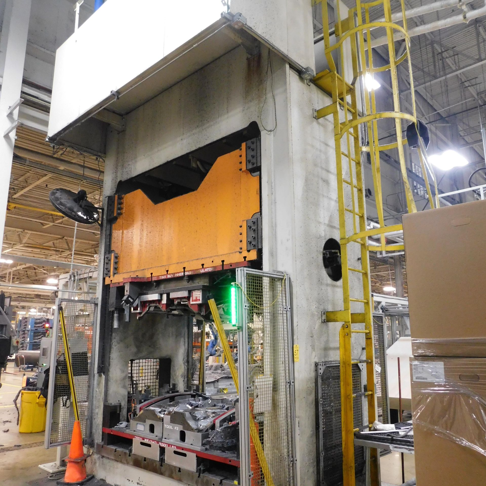 Macrodyne 250 Ton Hydraulic, Allen Bradley PLC, s/n FC141916-01-15, Machine Rebuilt by Fabriweld - Image 7 of 7