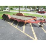 2005 Cronkhite Tandem Axle Equipment Trailer, Model 2400EWA, VIN 47324202251110428, 16" X 80" Wood