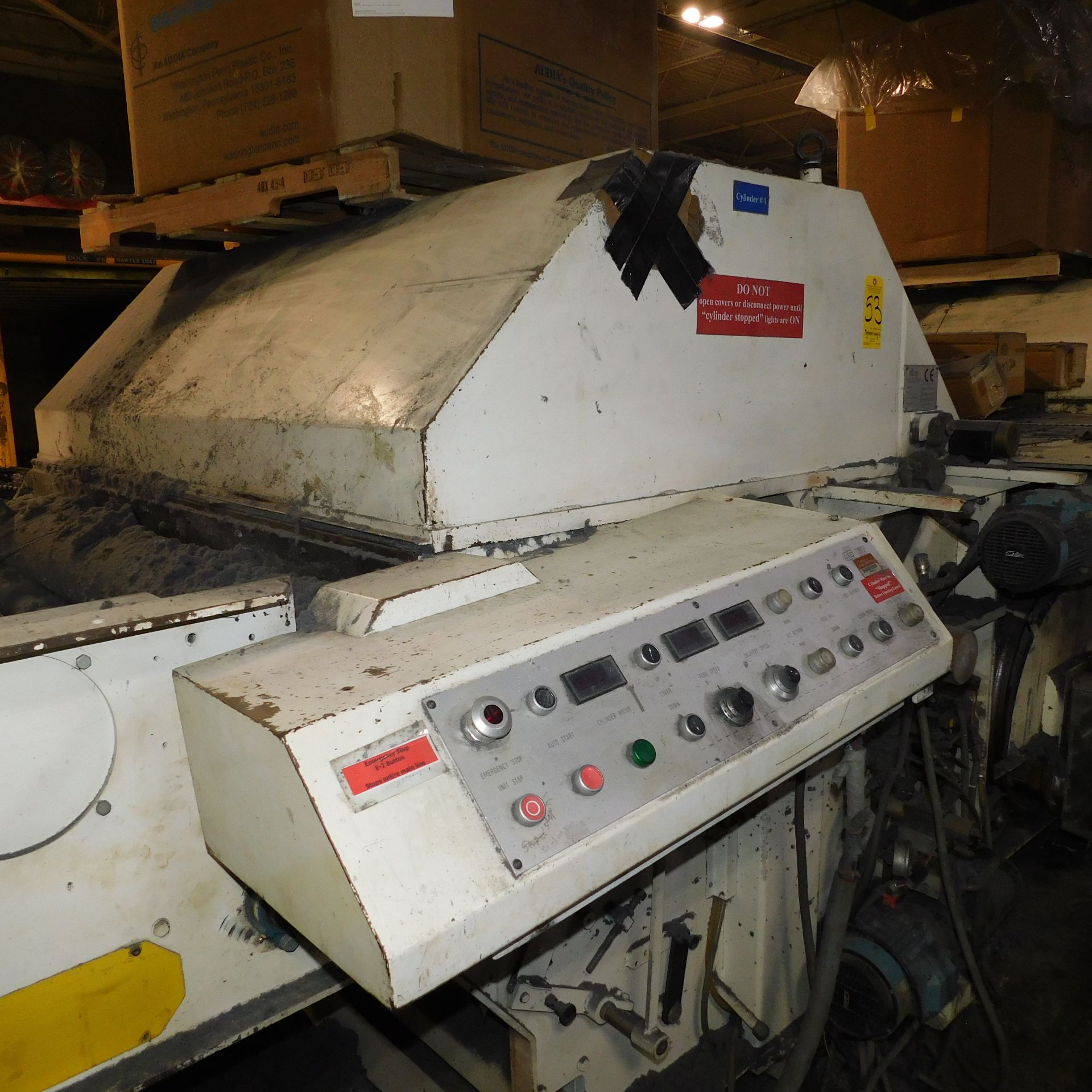 Dell'Orco & Villani Carpet Tearing Line, with Model CB/3000 X 1.4 Hopper Feeder, s/n CB/2487, New - Image 3 of 13