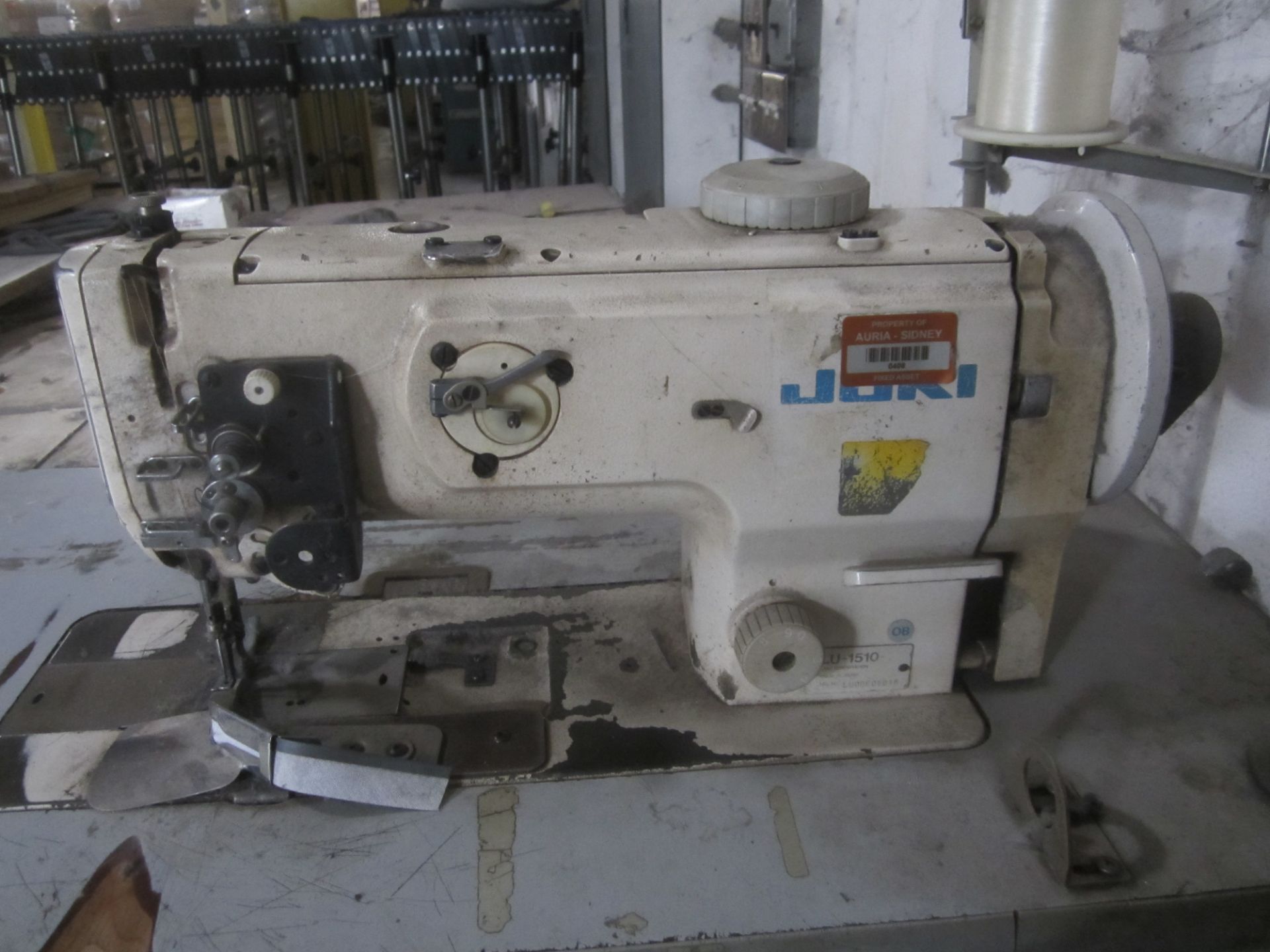 Juki Model LU-1510 Industrial Sewing Machine, s/n LU0DE06018, with Table - Image 2 of 3