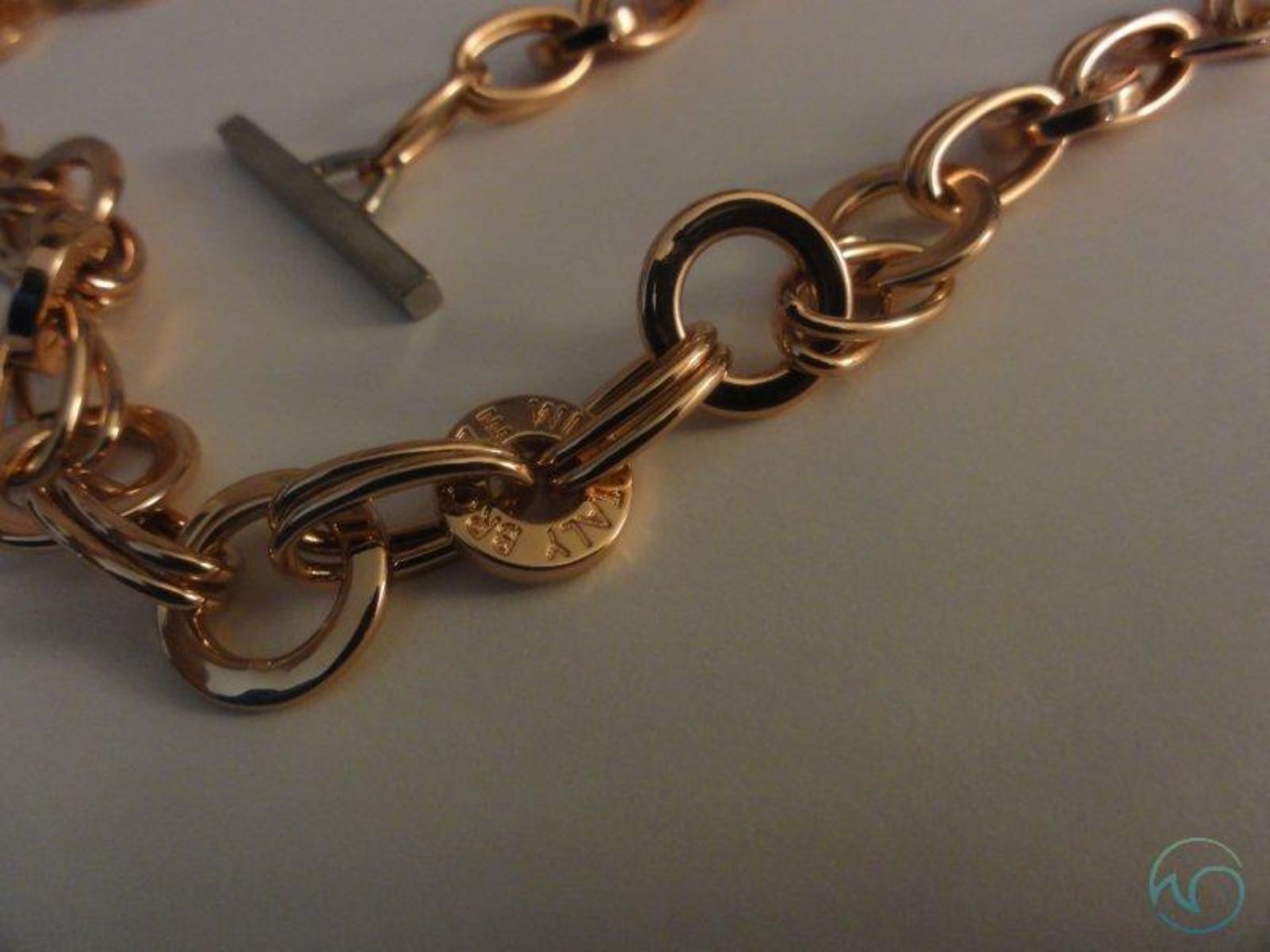 Italian rose gold necklace - Image 3 of 3