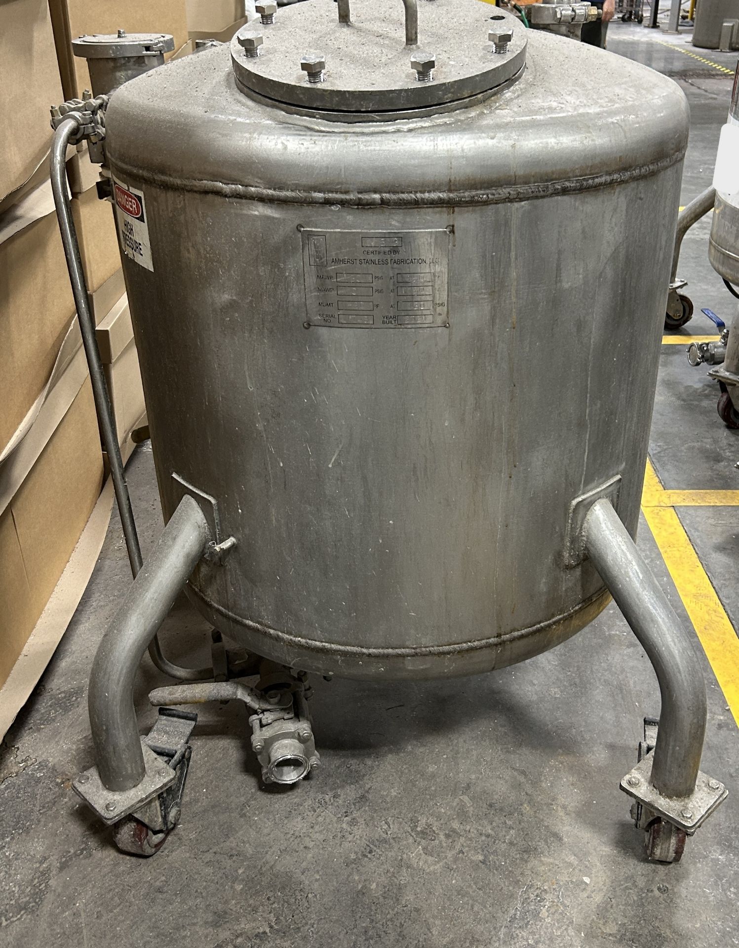 2021 Amherst Stainless Steel Agitation Pressure Pot