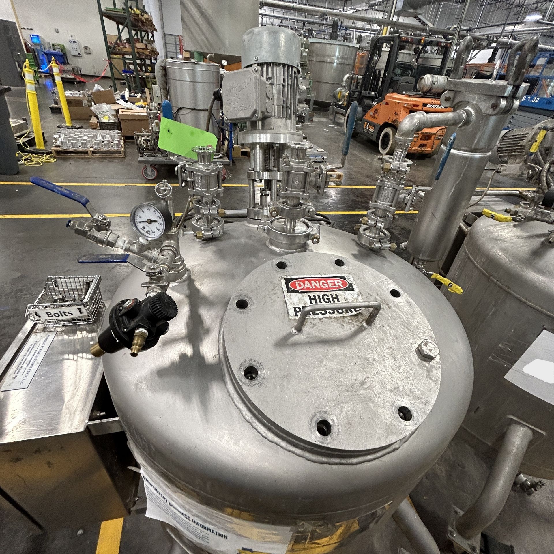 2020 Amherst Stainless Steel Agitation Pressure Pot - Image 8 of 11