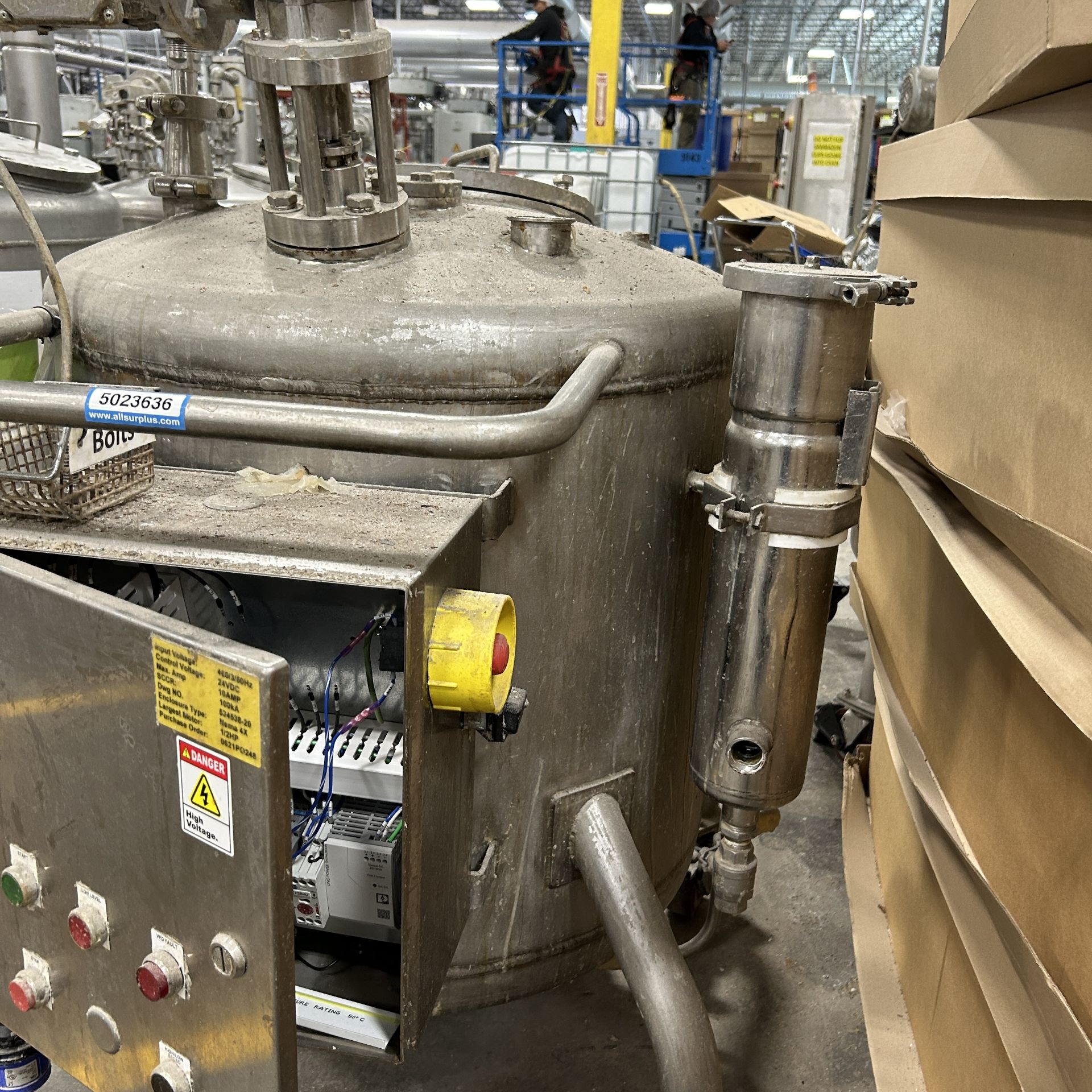 2021 Amherst Stainless Steel Agitation Pressure Pot - Image 3 of 8