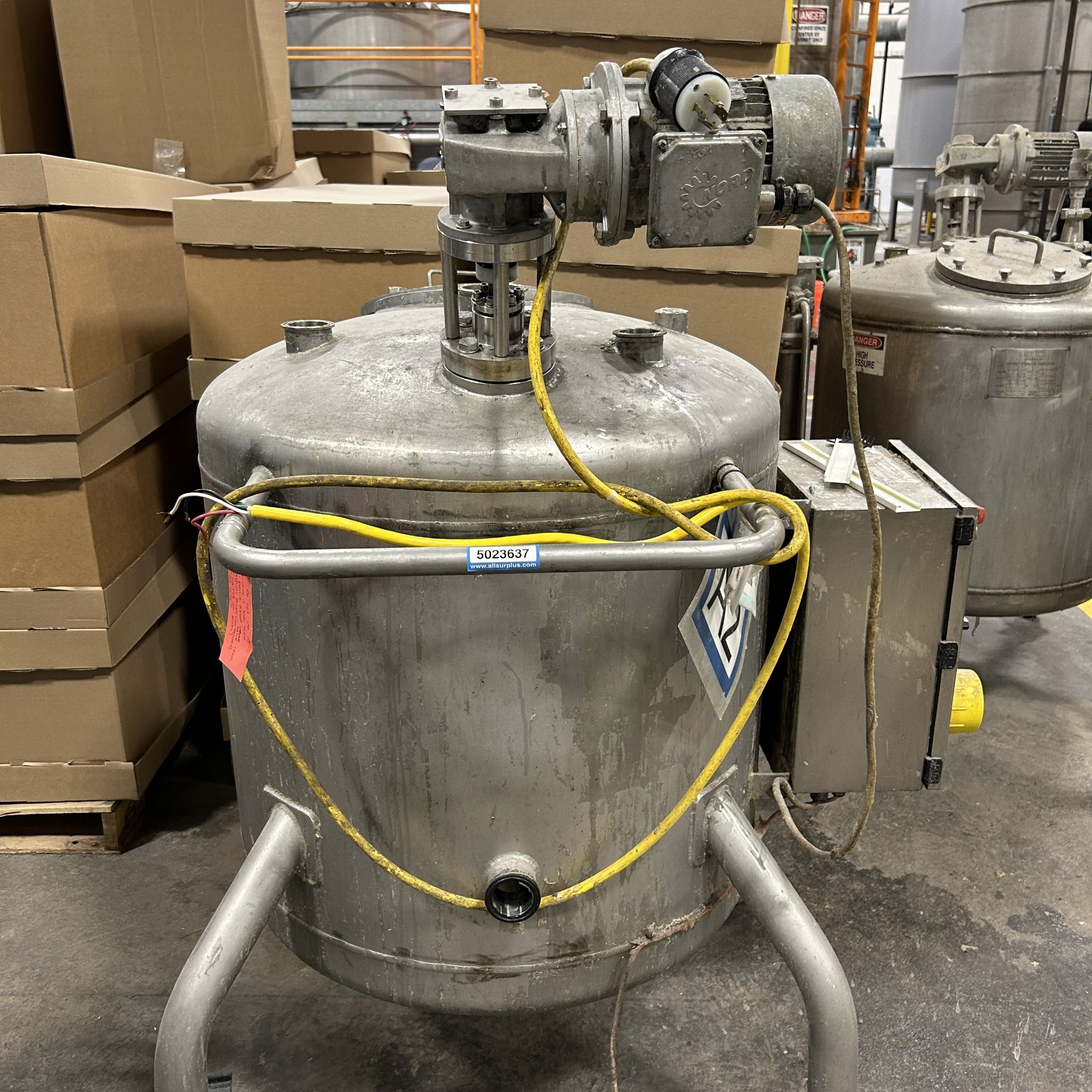 2020 Amherst Stainless Steel Agitation Pressure Pot - Image 2 of 8