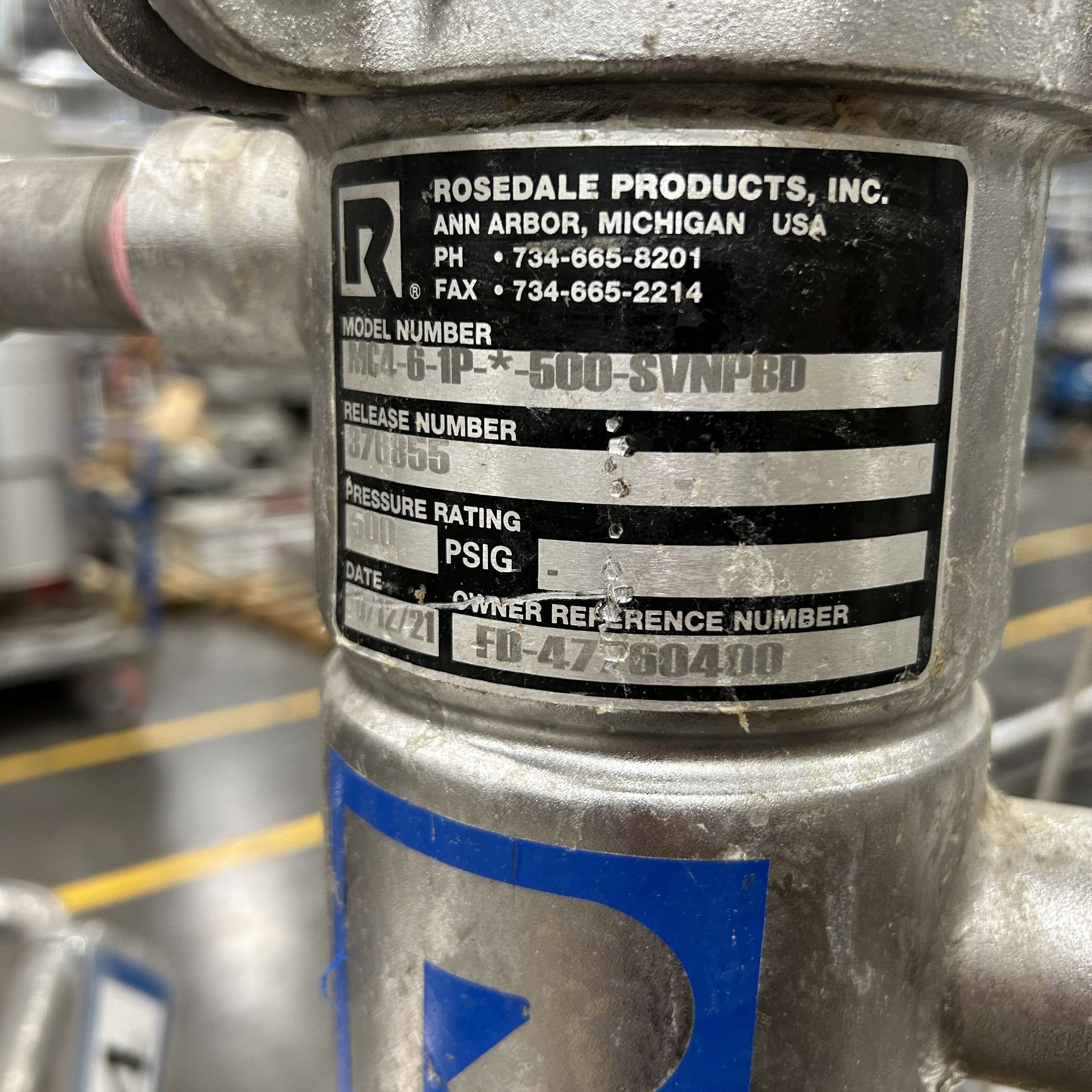 2019 Amherst Stainless Steel Agitation Pressure Pot - Image 10 of 12