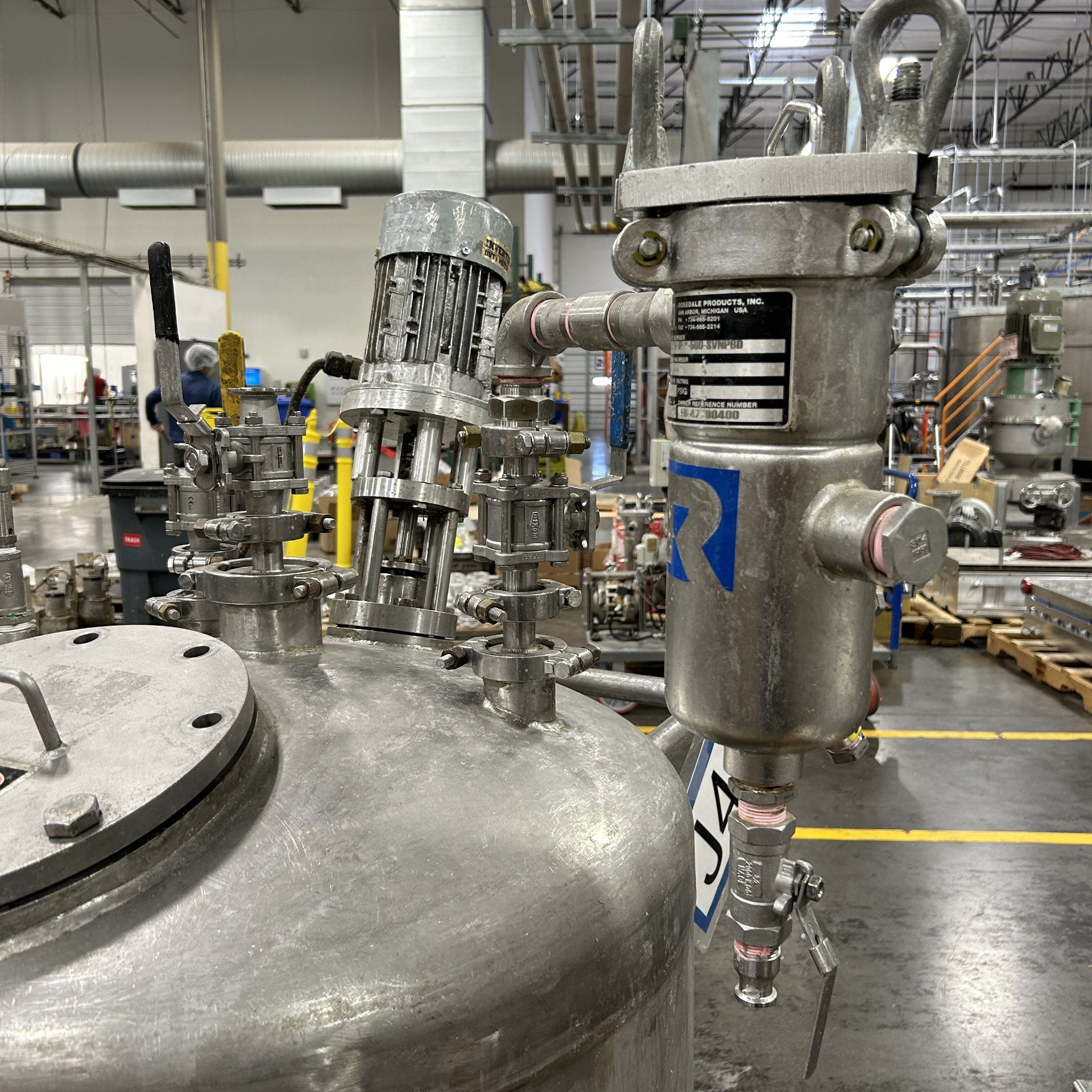 2019 Amherst Stainless Steel Agitation Pressure Pot - Image 9 of 12