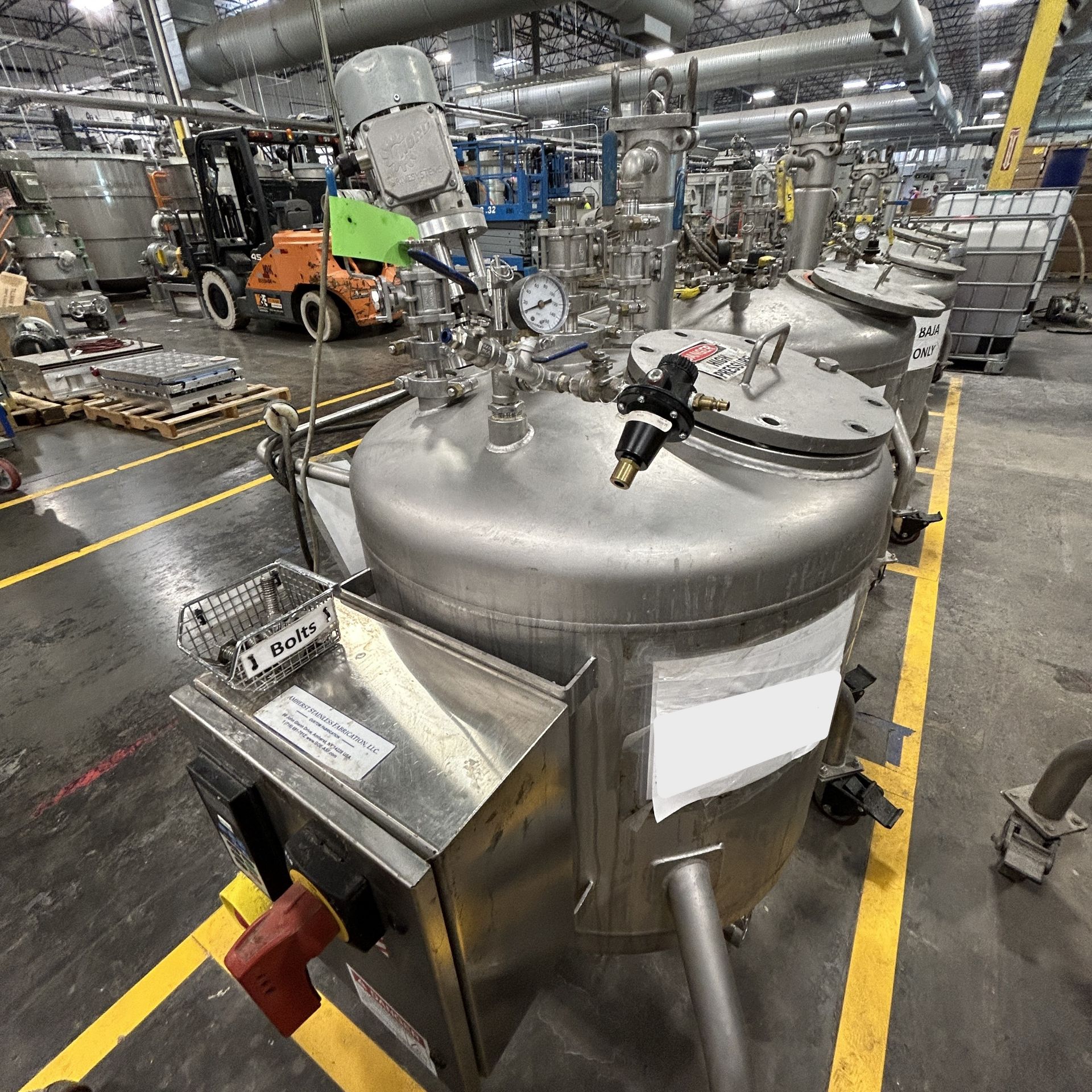 2020 Amherst Stainless Steel Agitation Pressure Pot - Image 2 of 11
