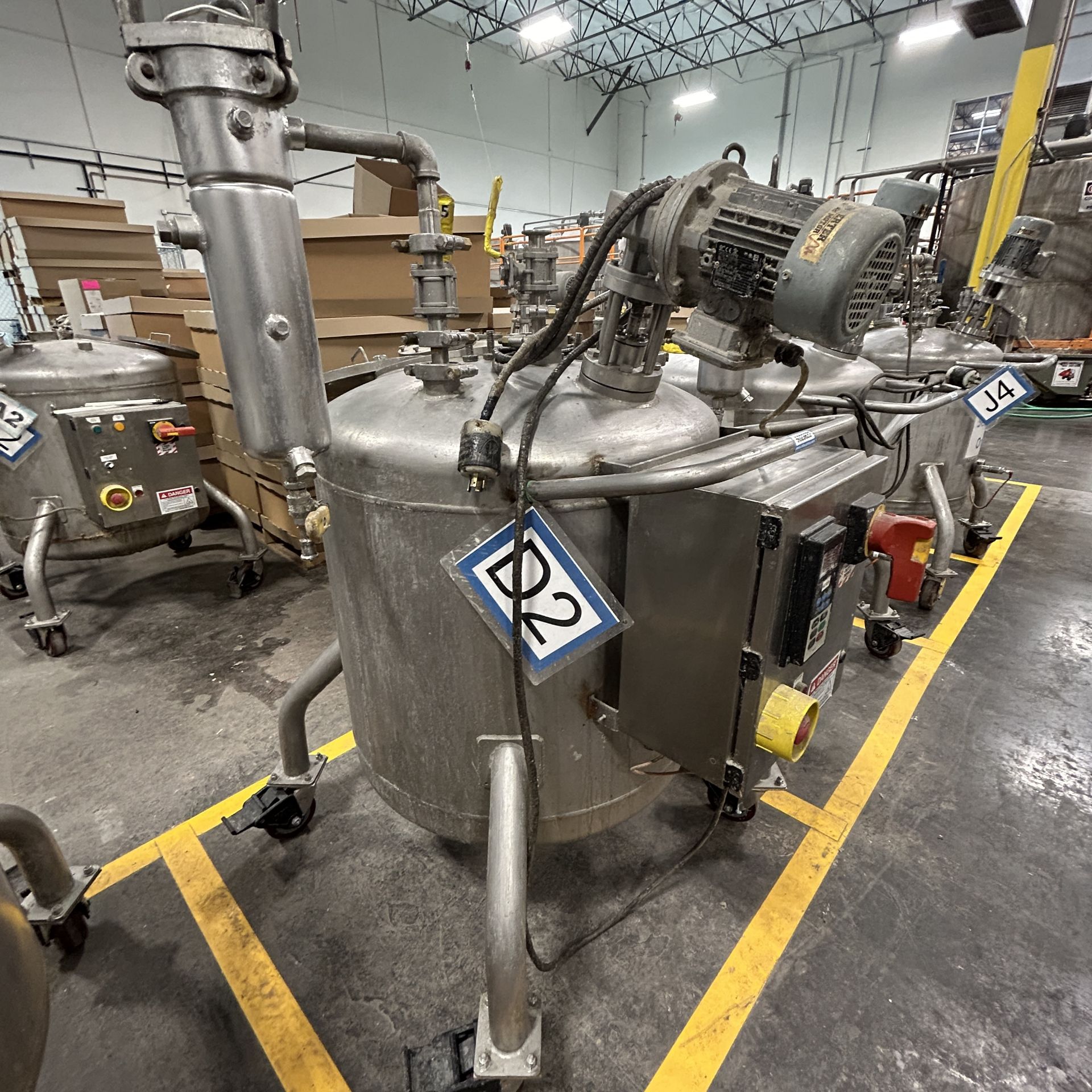 2020 Amherst Stainless Steel Agitation Pressure Pot - Image 2 of 6