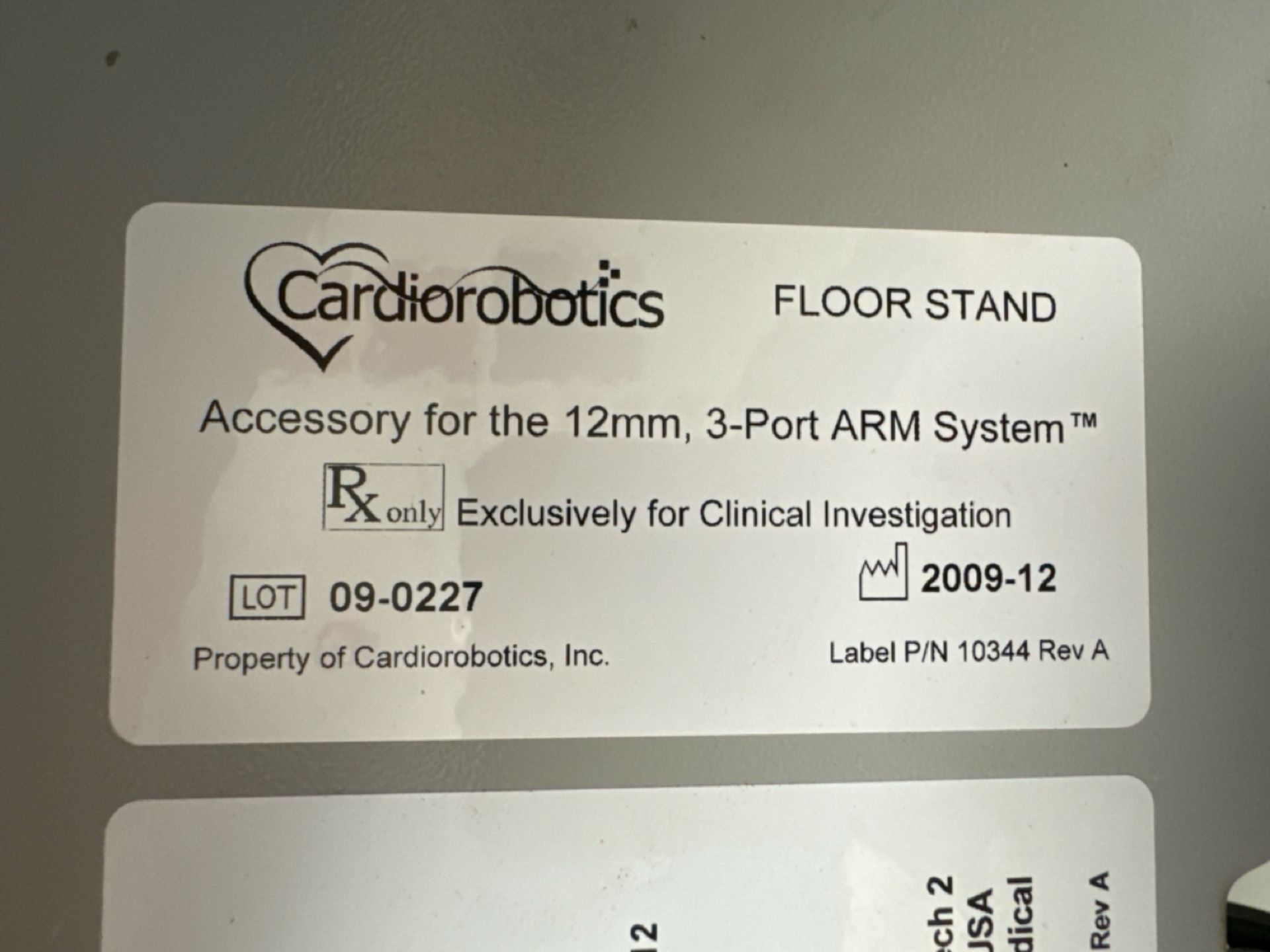 Cardiorobotics 3-Port Articulated Robotic Medprobe System - Image 3 of 7