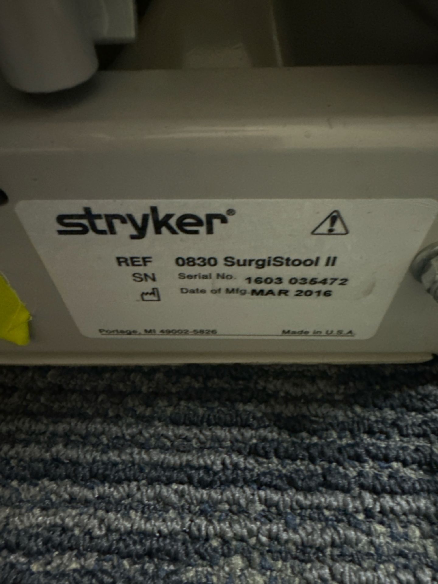 Stryker Surgistool II - Image 4 of 4