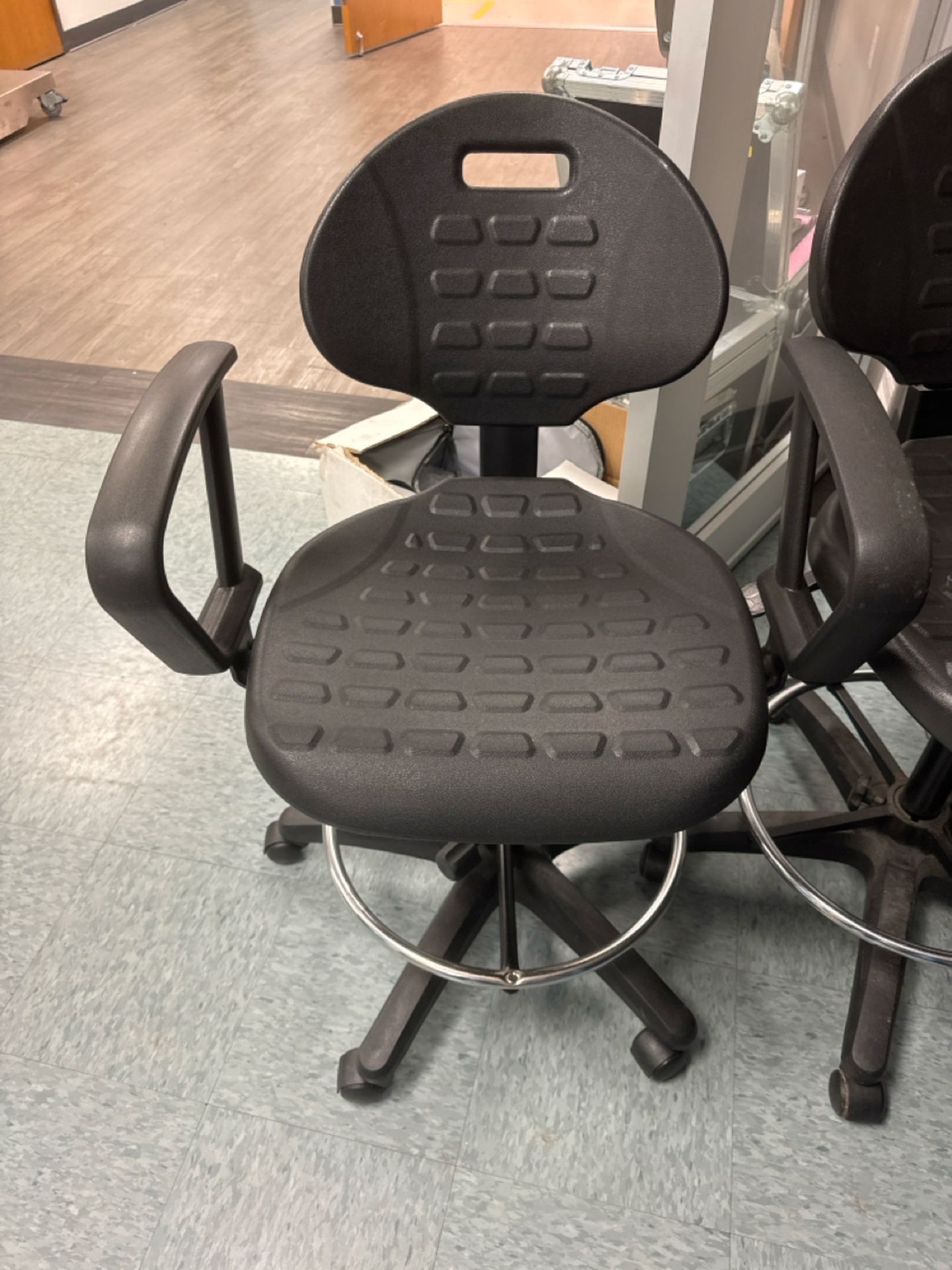 Rolling Adjustable Chairs - Image 2 of 2