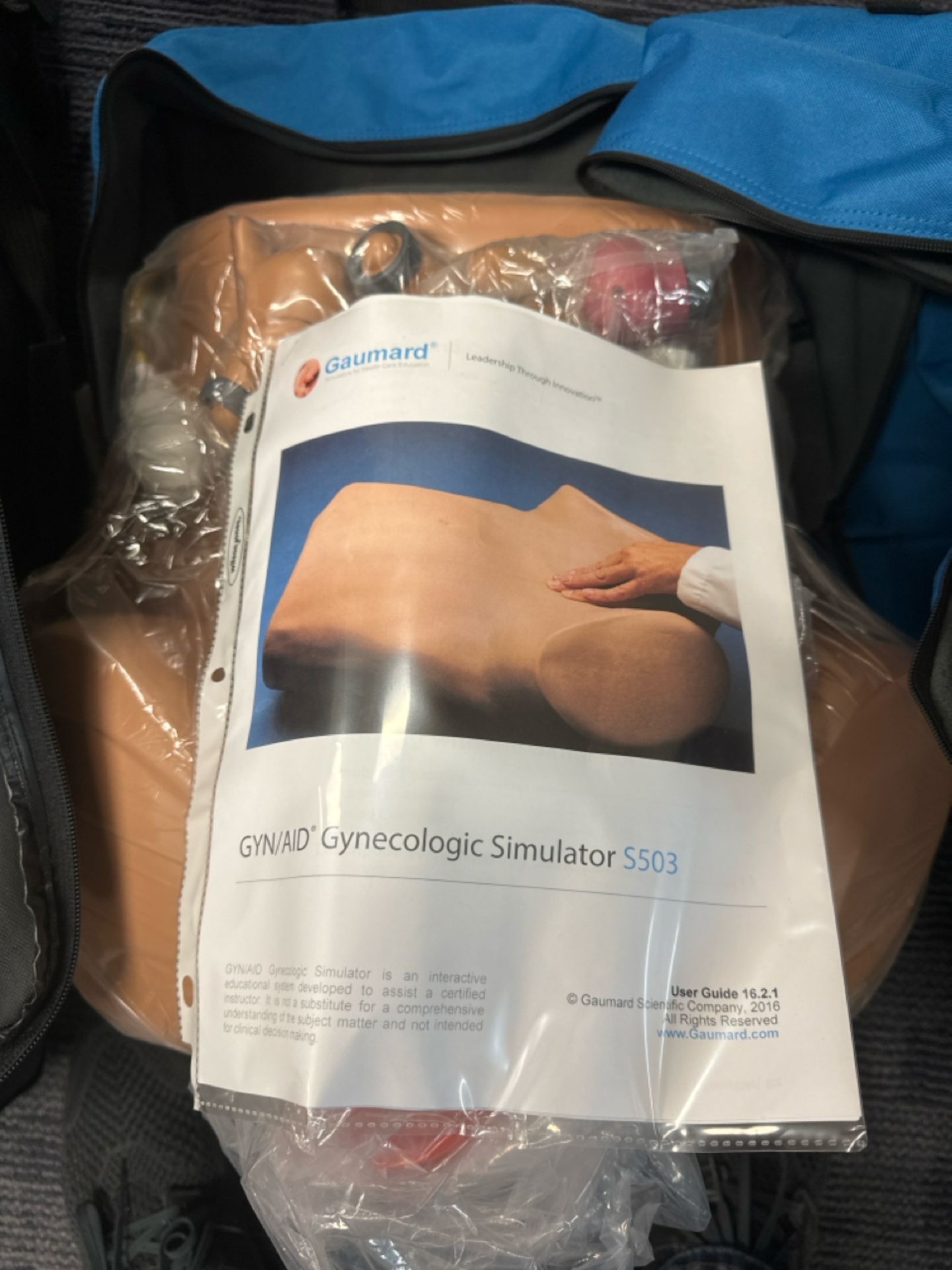 Gaumard Gynecologist Simulator & Simulab Equip Bag