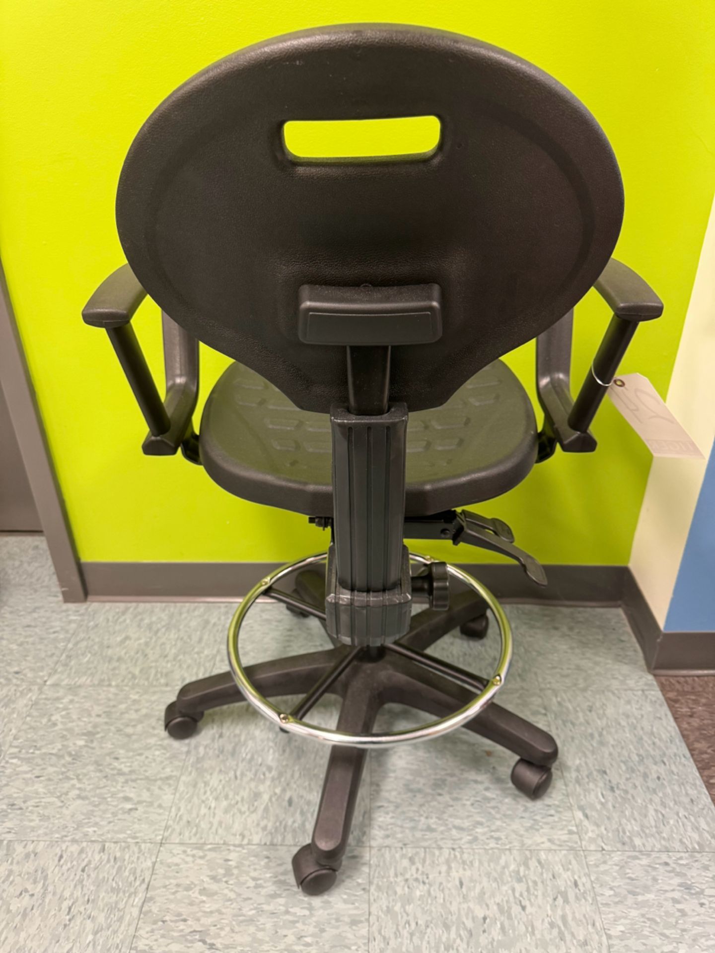 Adjustable Rolling Lab Chair - Image 2 of 2