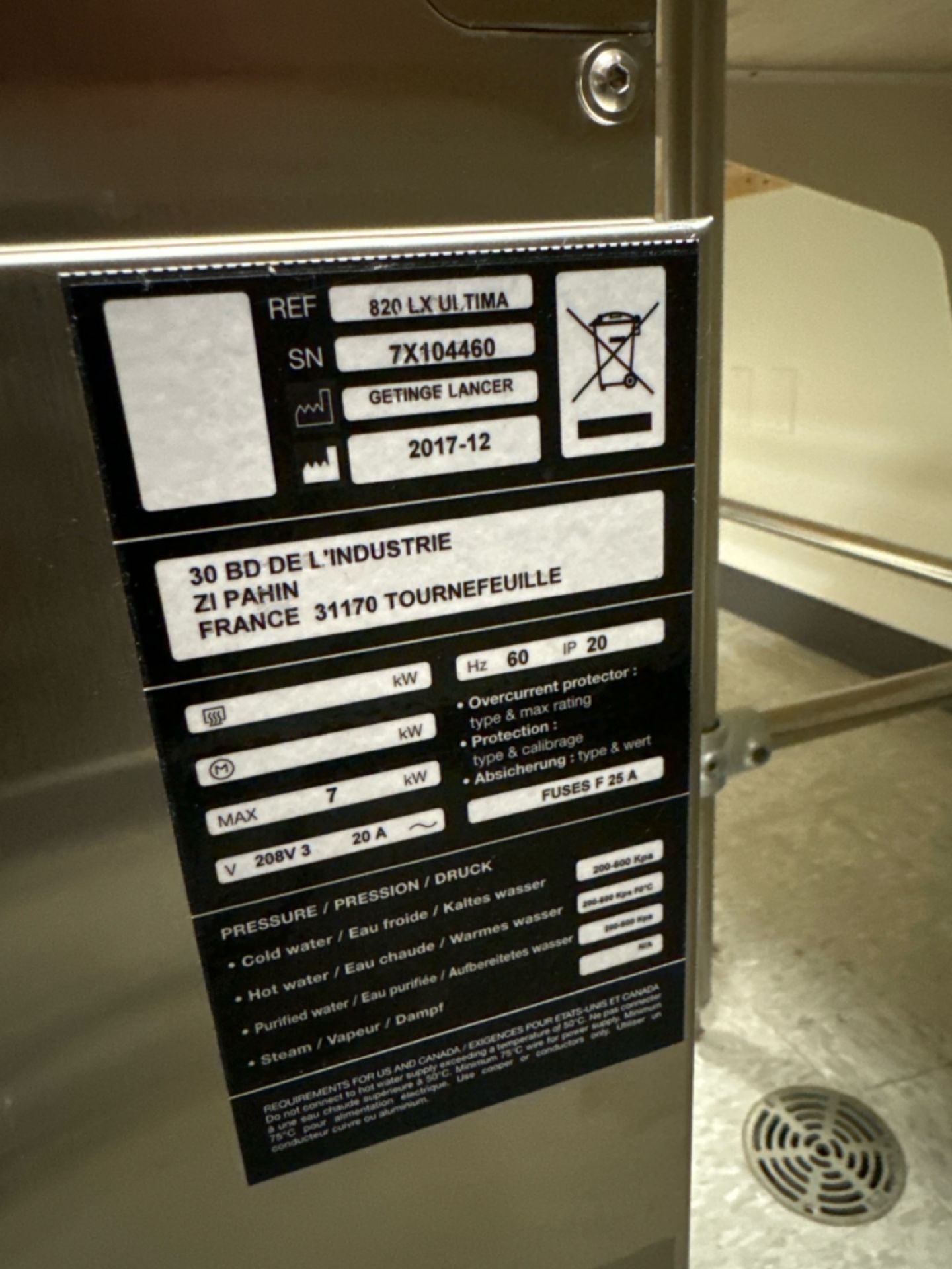Lancer Lab Dishwasher - Image 6 of 6
