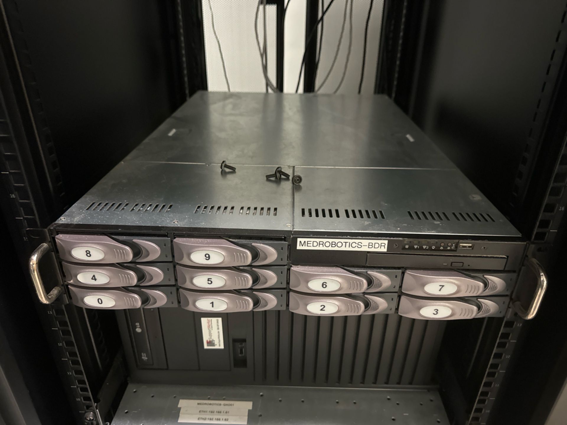 APC IT Tower Rack w/ Contents - Image 6 of 18
