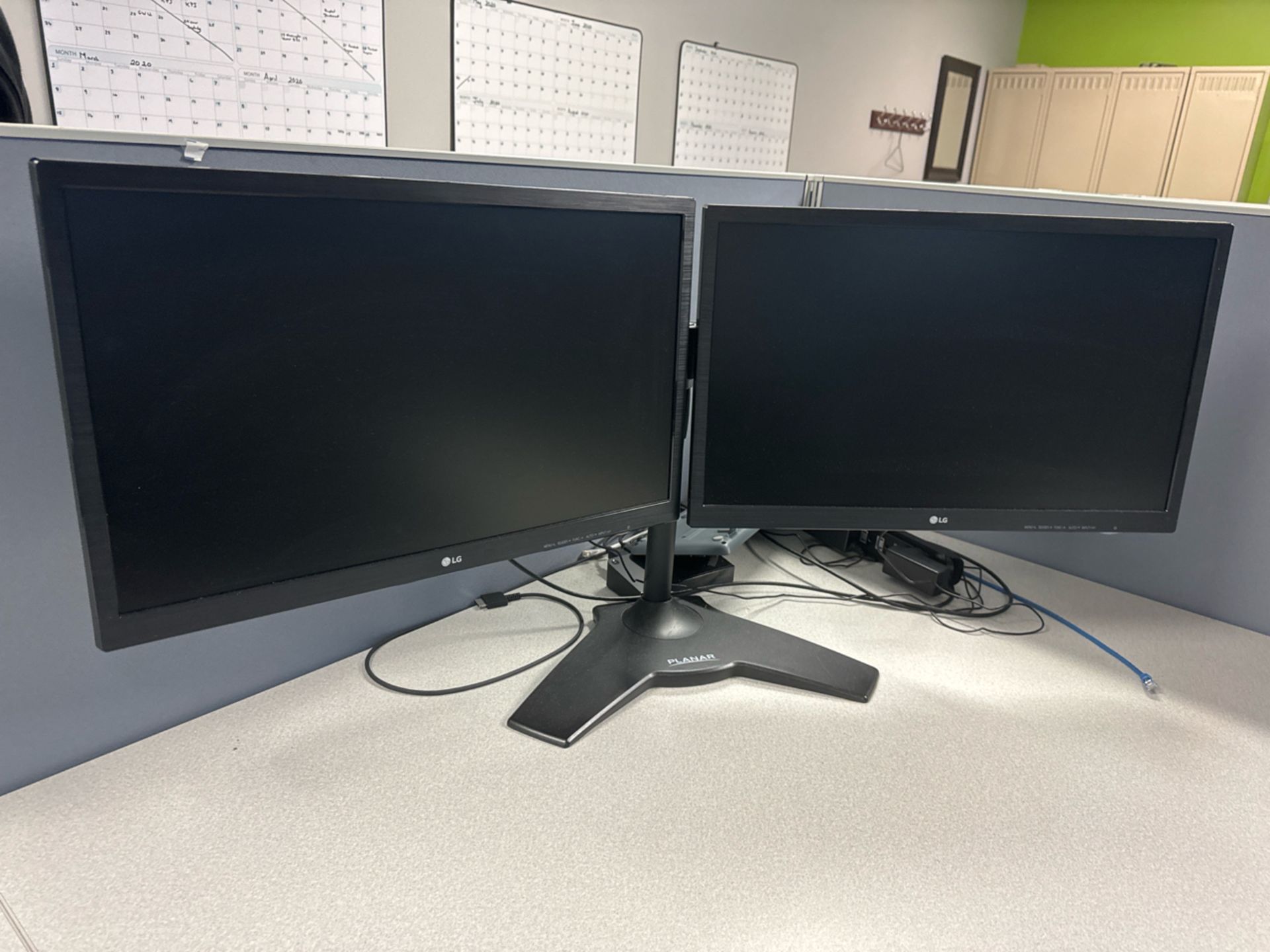 (8) LG Computer Monitors