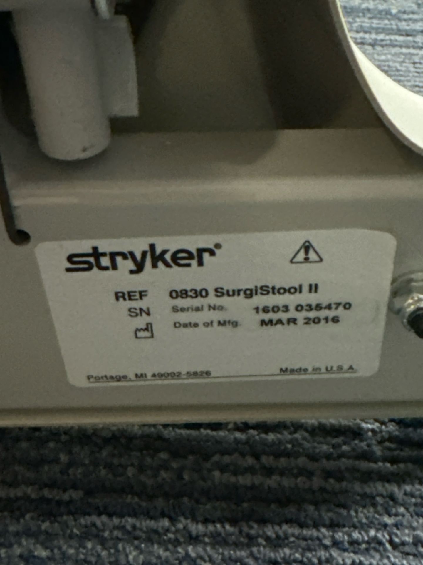 Stryker Surgistool II - Image 5 of 5