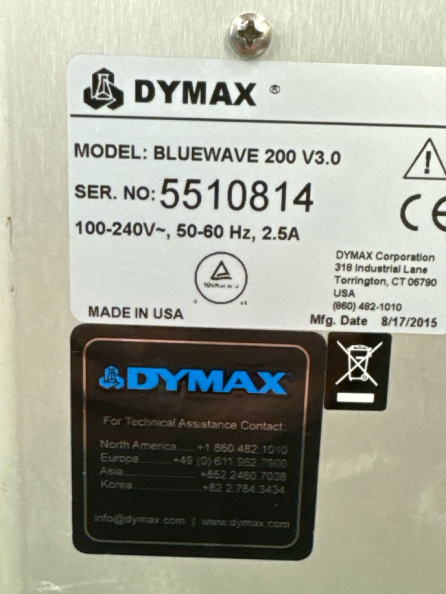 Dymax Bluewave 200 Curing Lamp - Image 6 of 6