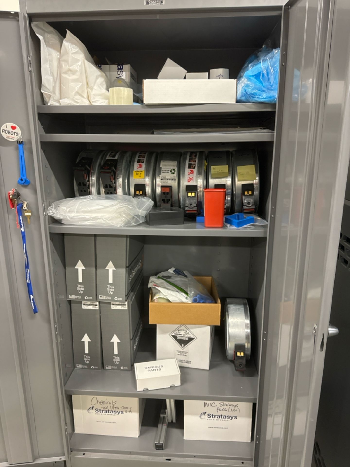 Stratasys Fortus 450mc 3D Production System Printer w/ Contents of Utility Cabinet - Image 7 of 17