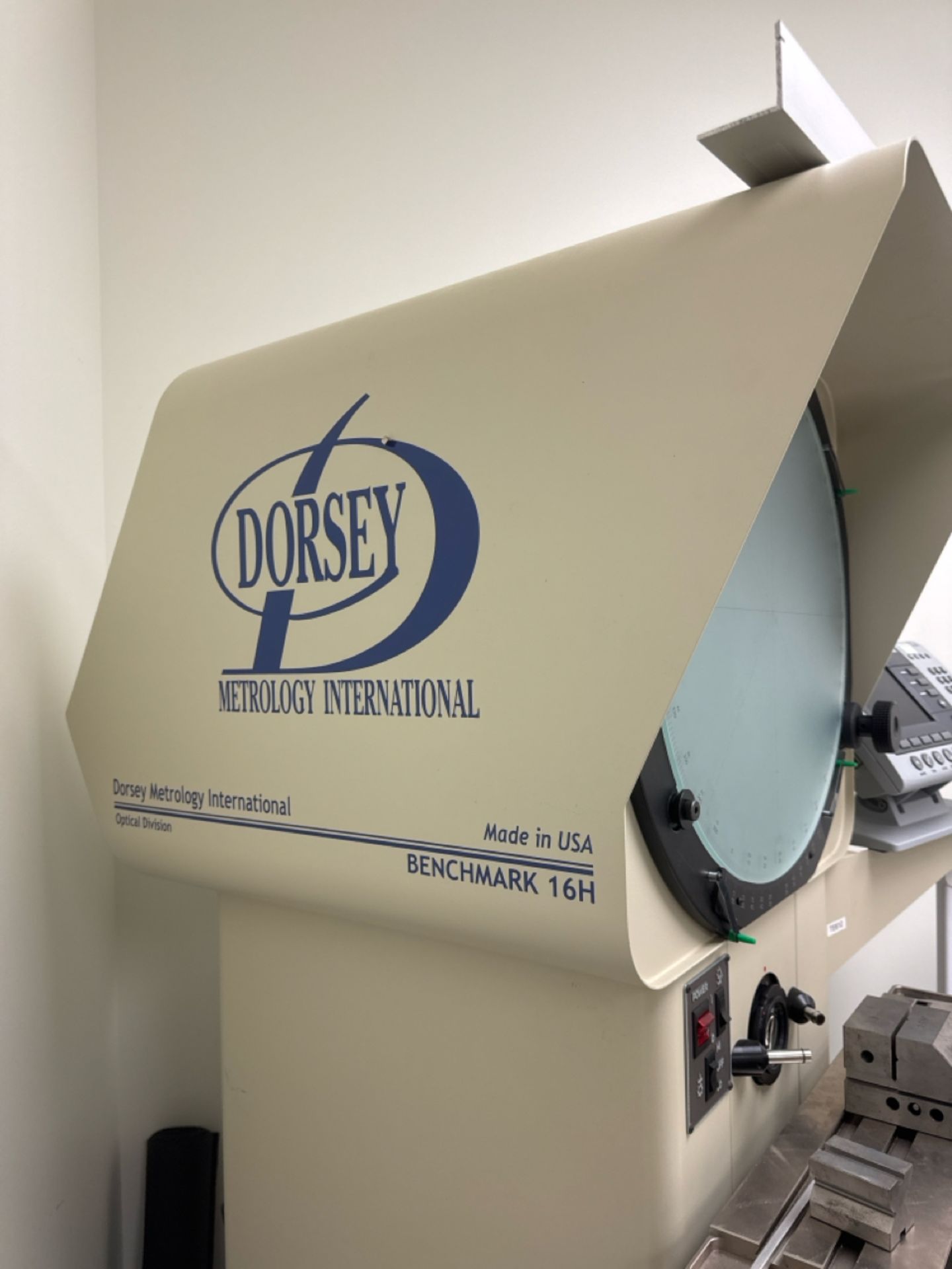 Dorsey Metrology International Optical Comparator w/ File Cabinet - Image 4 of 6