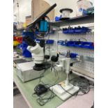 Amscope Microscope w/ Adapter & HDMI 1080p Camera