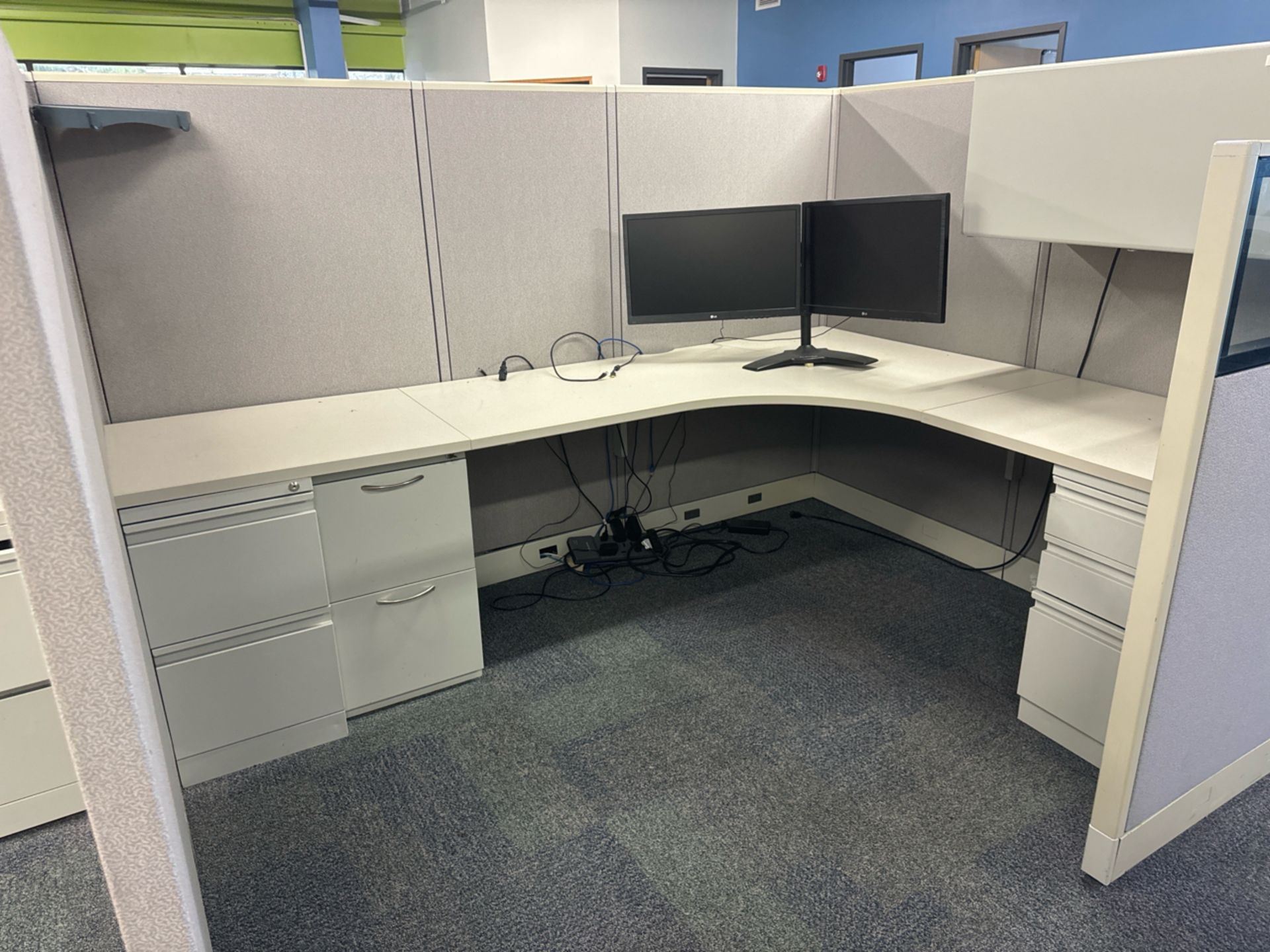 (31) ASI Panel System Work Stations (Contents not Included) - Image 4 of 23