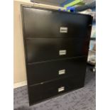 Schwabb 5000 Fireproof Lateral 4-Drawer File Cabinet