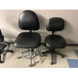 (2) Rolling Lab Chairs