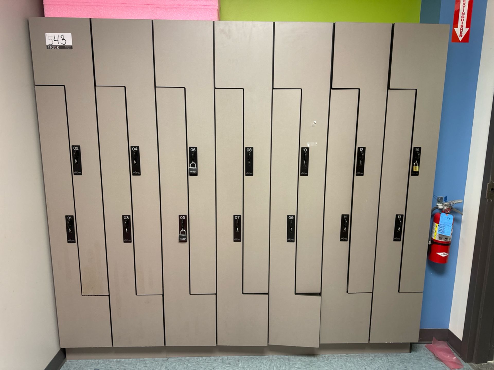 Section of (14) Summit Lockers