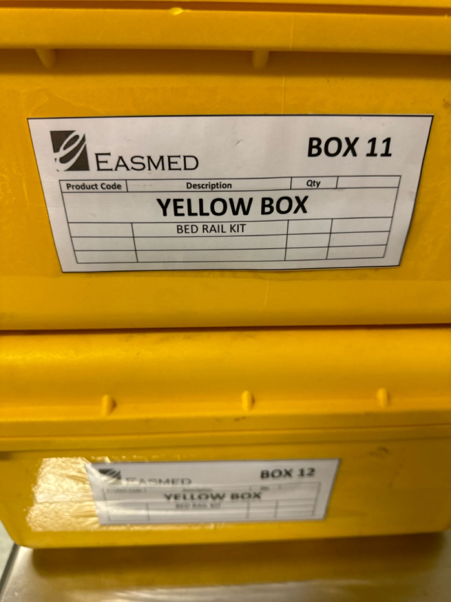 Easmed Yellow Bed Rail Kits w/ Cases - Image 2 of 2
