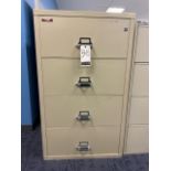 Fire King 4-Drawer Lateral File Cabinet