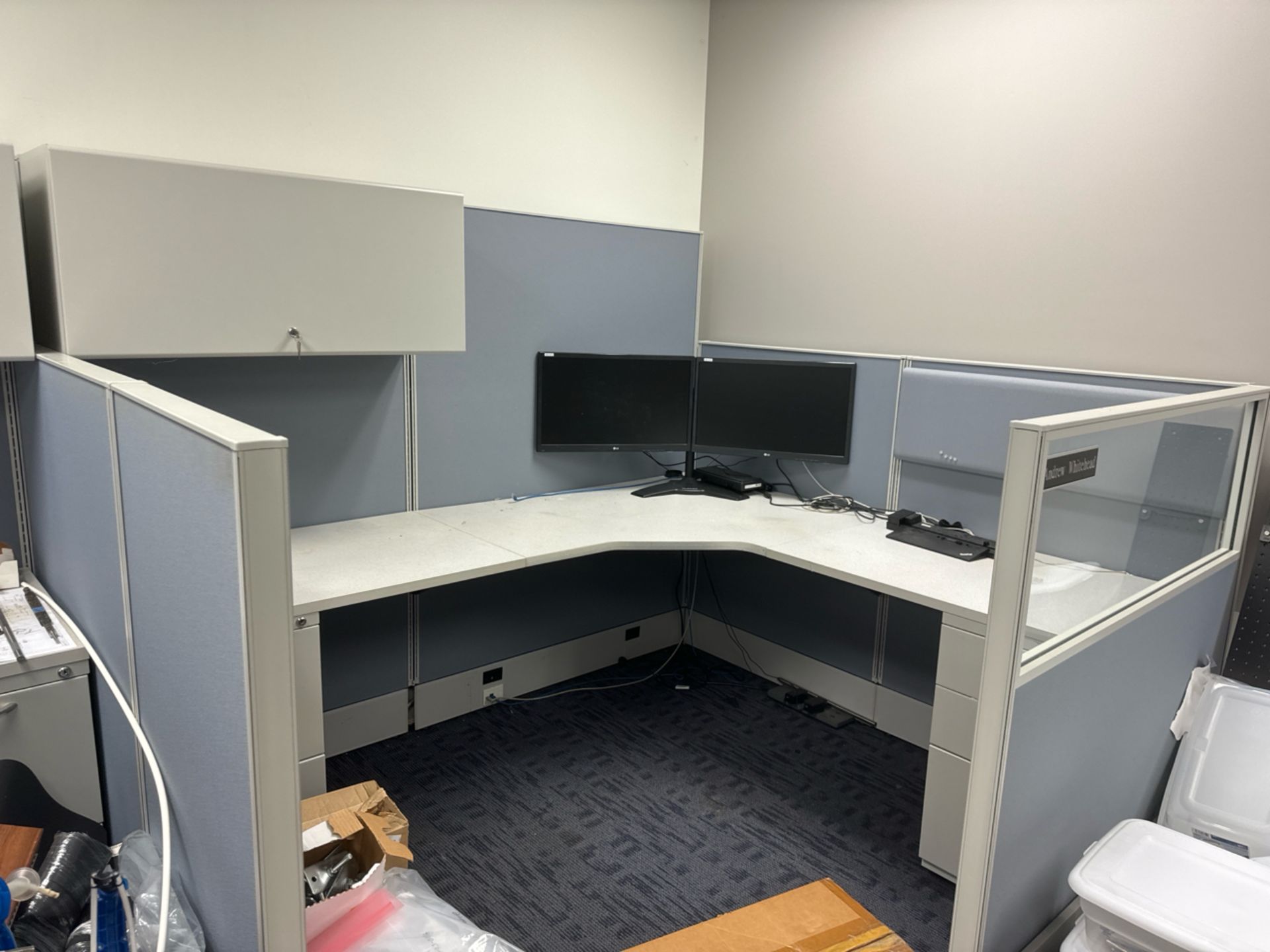 (24) Panel System Work Stations (Contents not Included) - Image 24 of 25