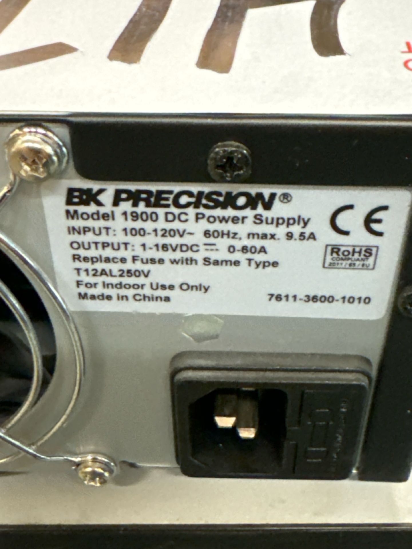 BK Precision Power Supply - Image 4 of 4